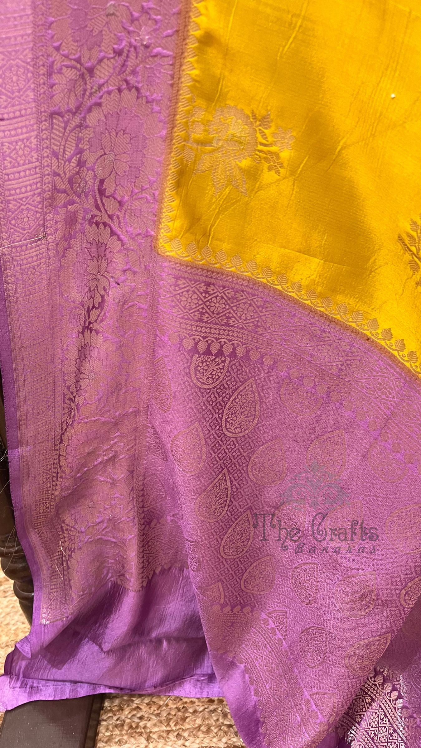 Pure Mango Silk Banarasi Saree