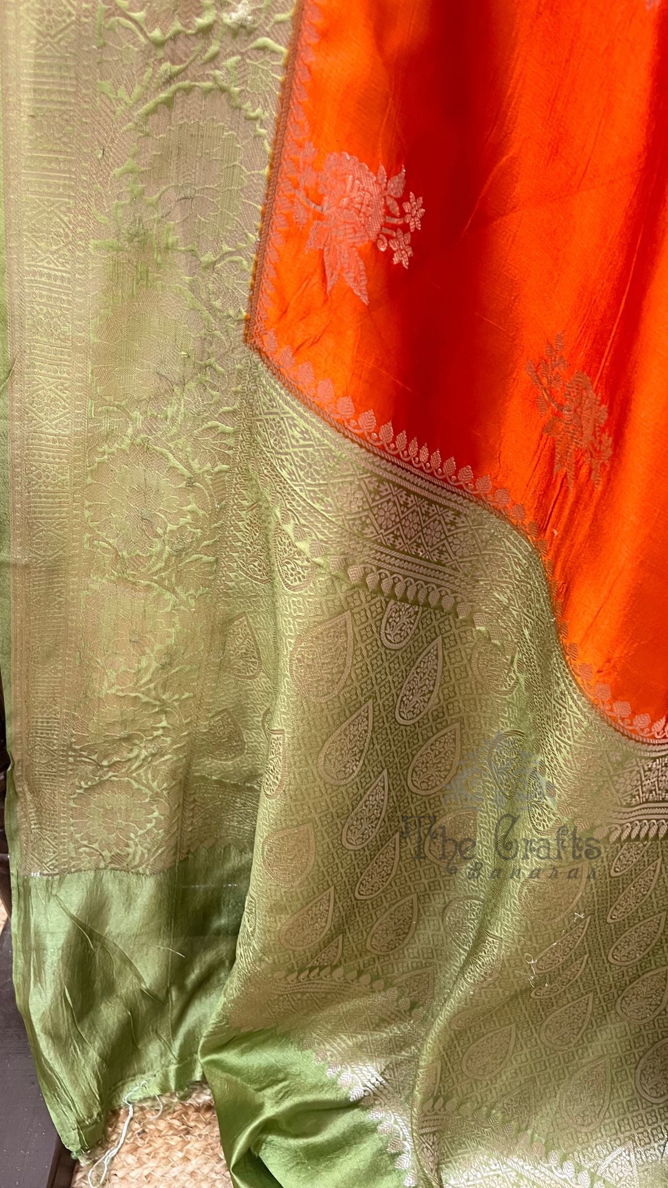 Pure Mango Silk Banarasi Saree