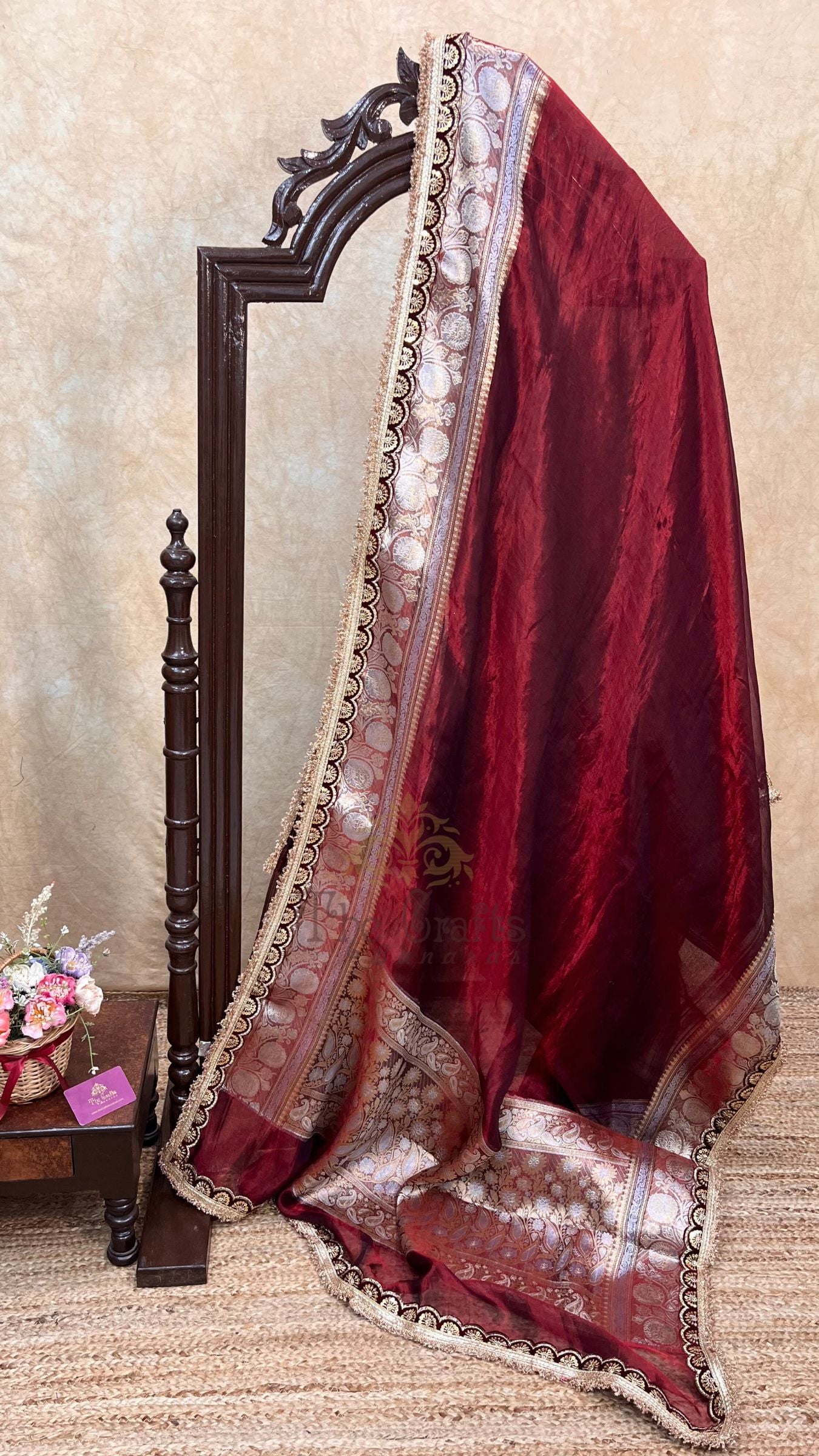 Pure Kora Tissue Silk Banarasi Saree