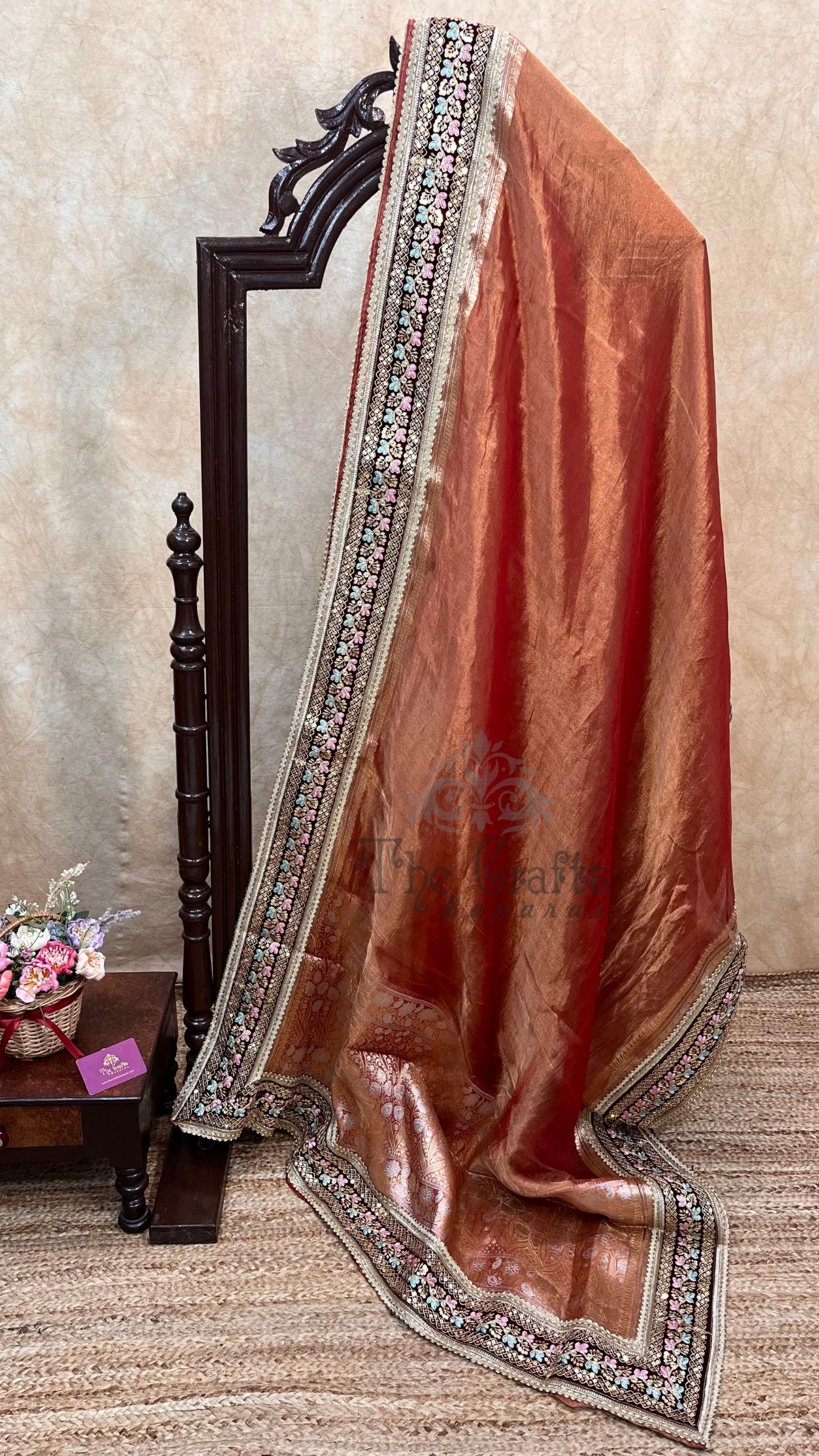 Pure Kora Tissue Silk Banarasi Saree