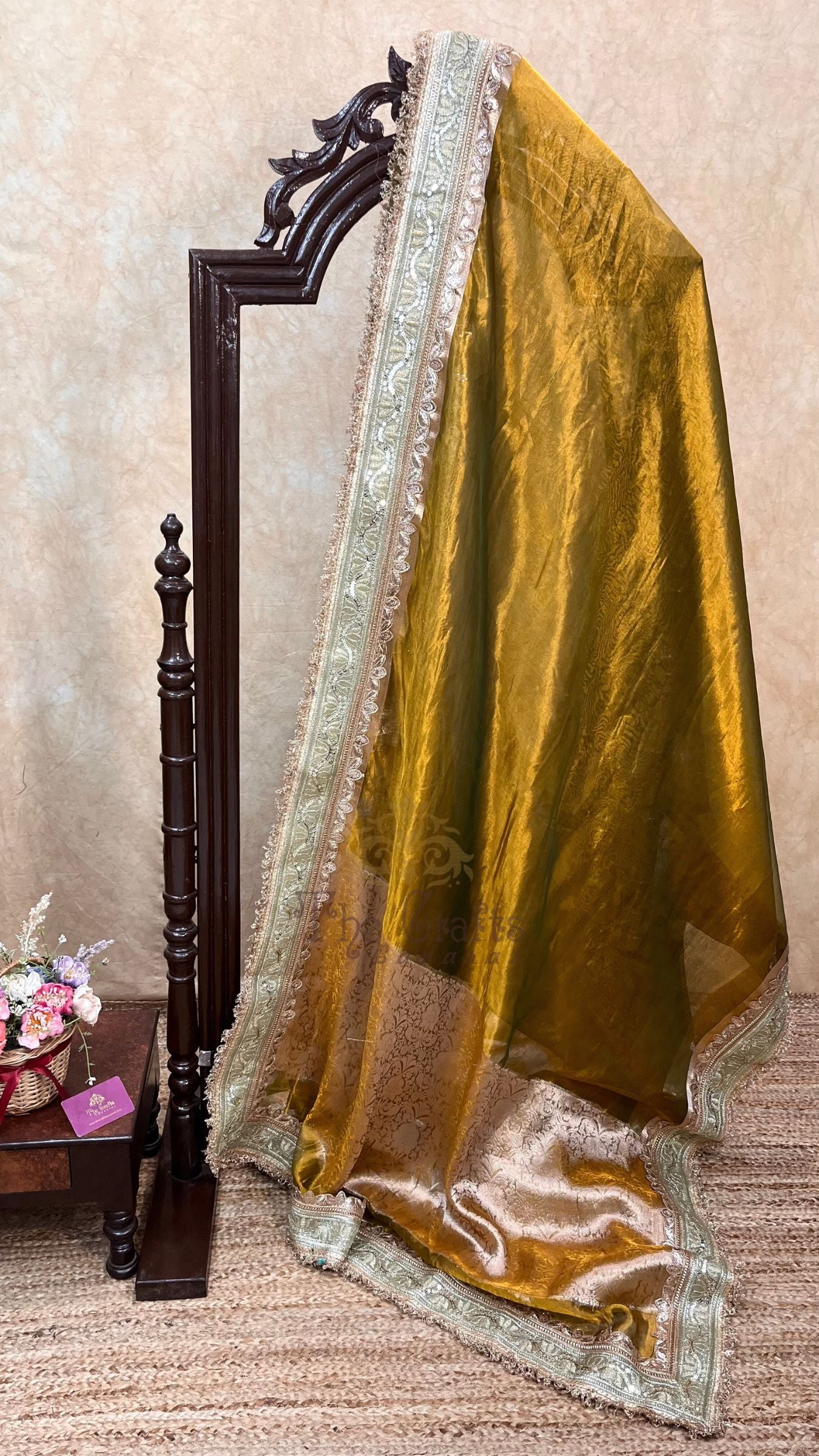 Pure Kora Tissue Silk Banarasi Saree