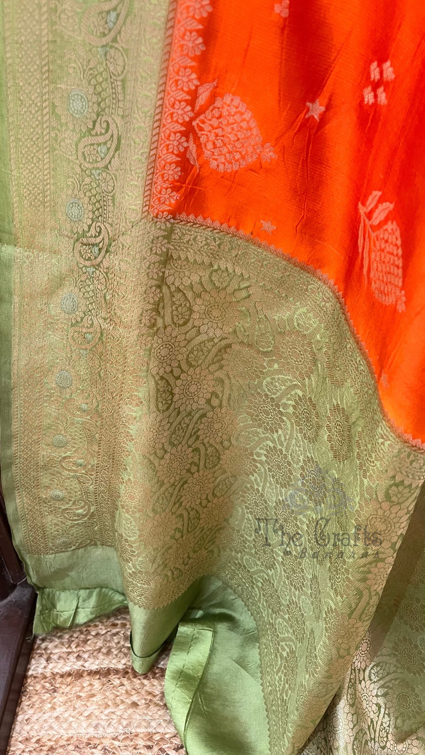Pure Mango Silk Banarasi Saree