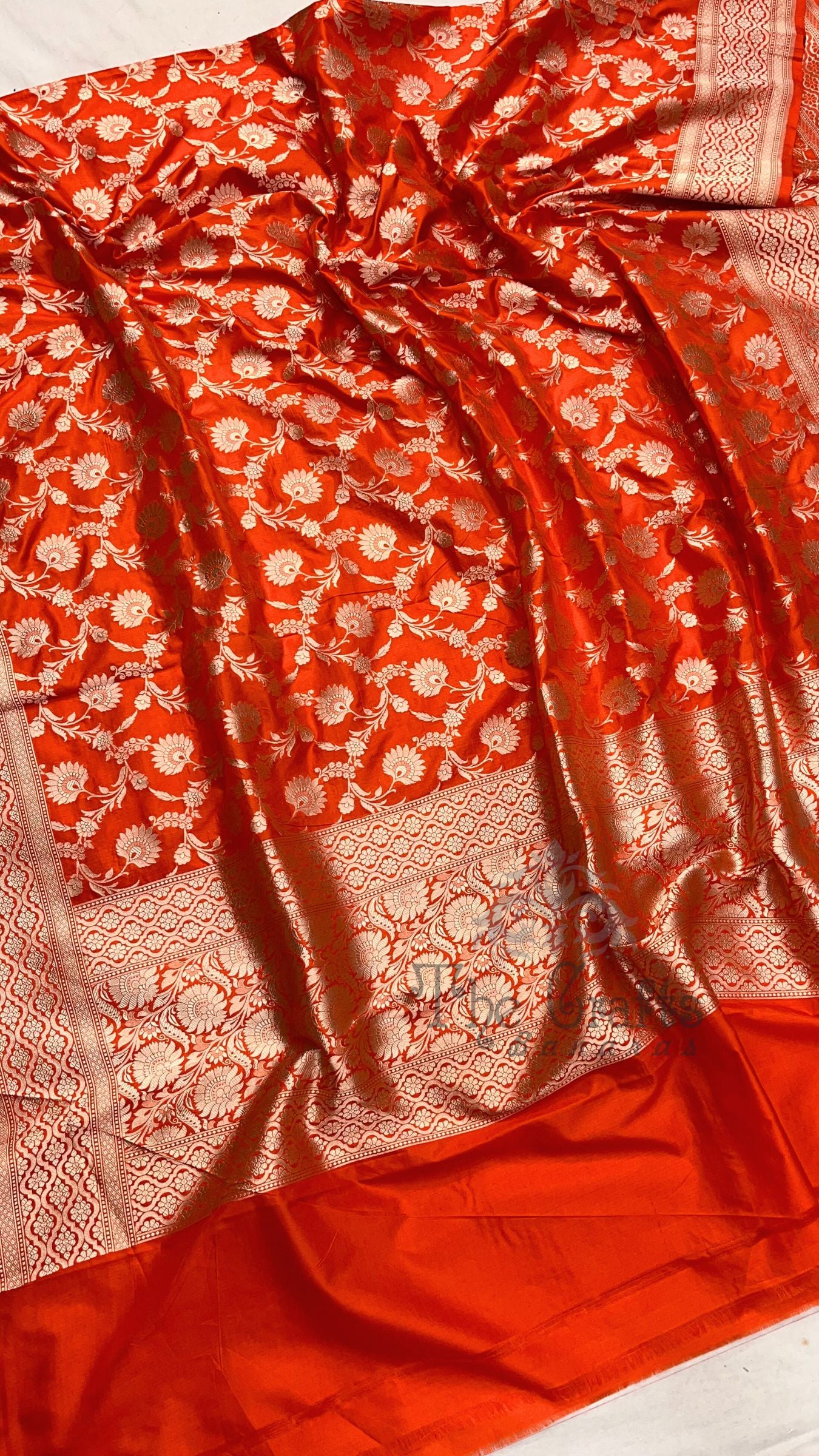 Pure Katan Silk Banarasi Handloom Dupatta