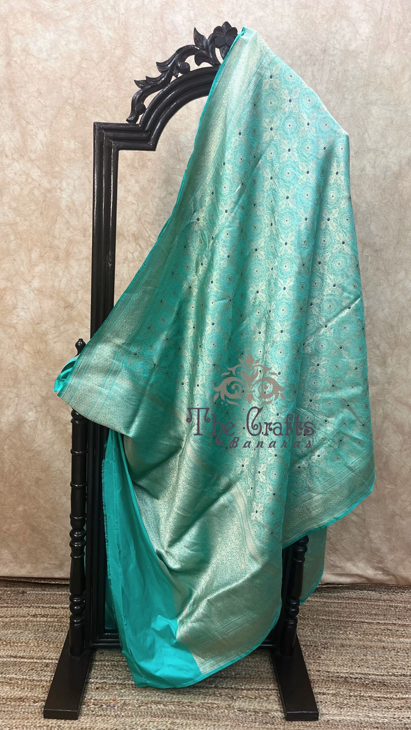 Pure Katan Silk Handloom Banarasi Saree - Tanchui Brocade Meena