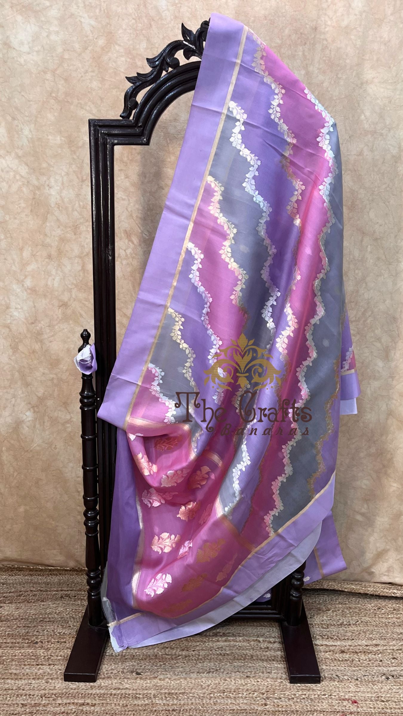 Pure Kora Silk Handloom Banarasi Saree - Rangkart