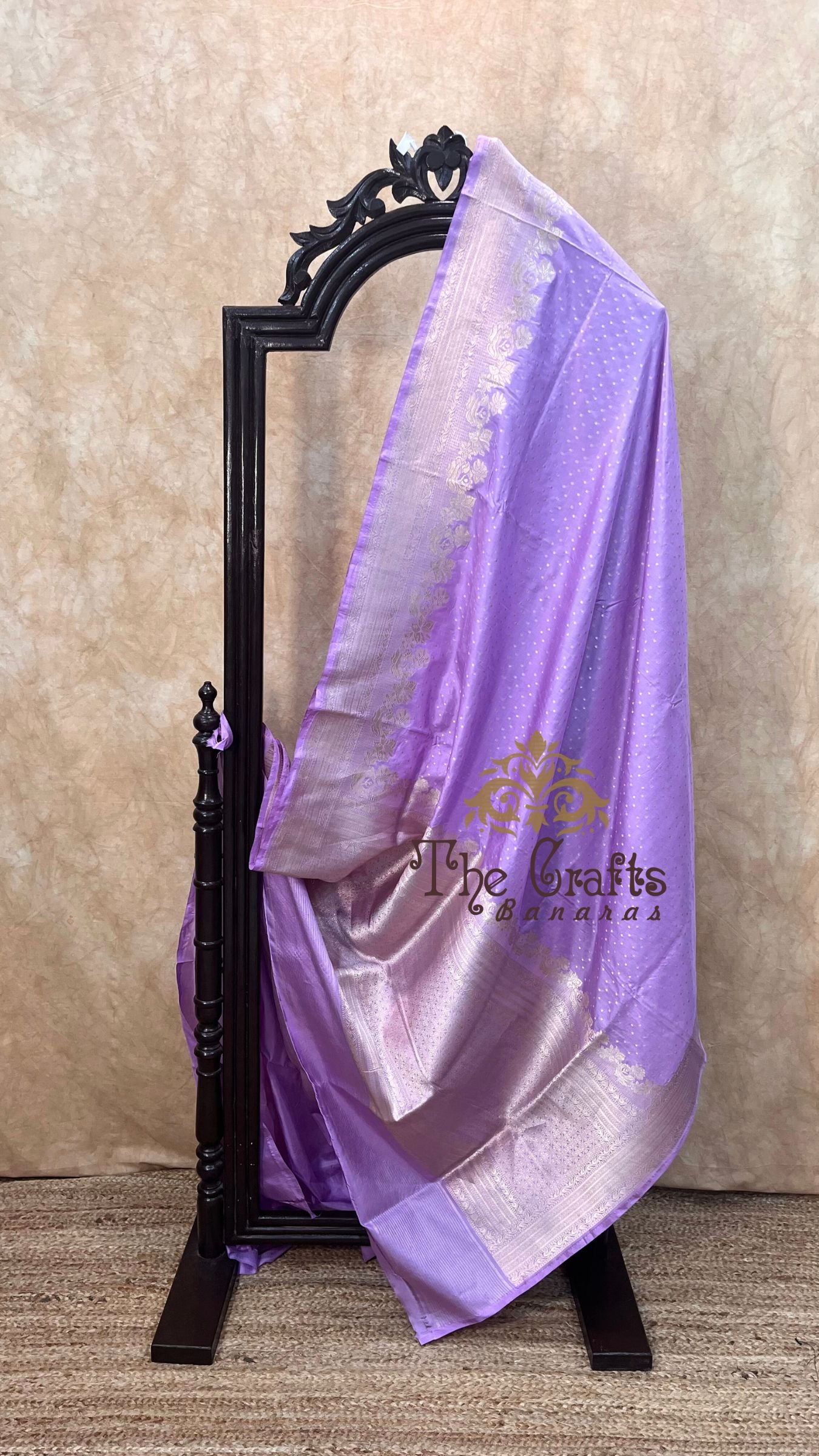 Pure Katan Silk Handloom Banarasi Saree - Chunri Buti
