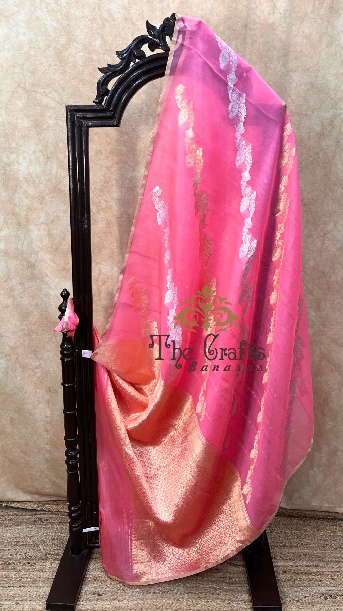 Pure Kora Silk Handloom Banarasi Saree