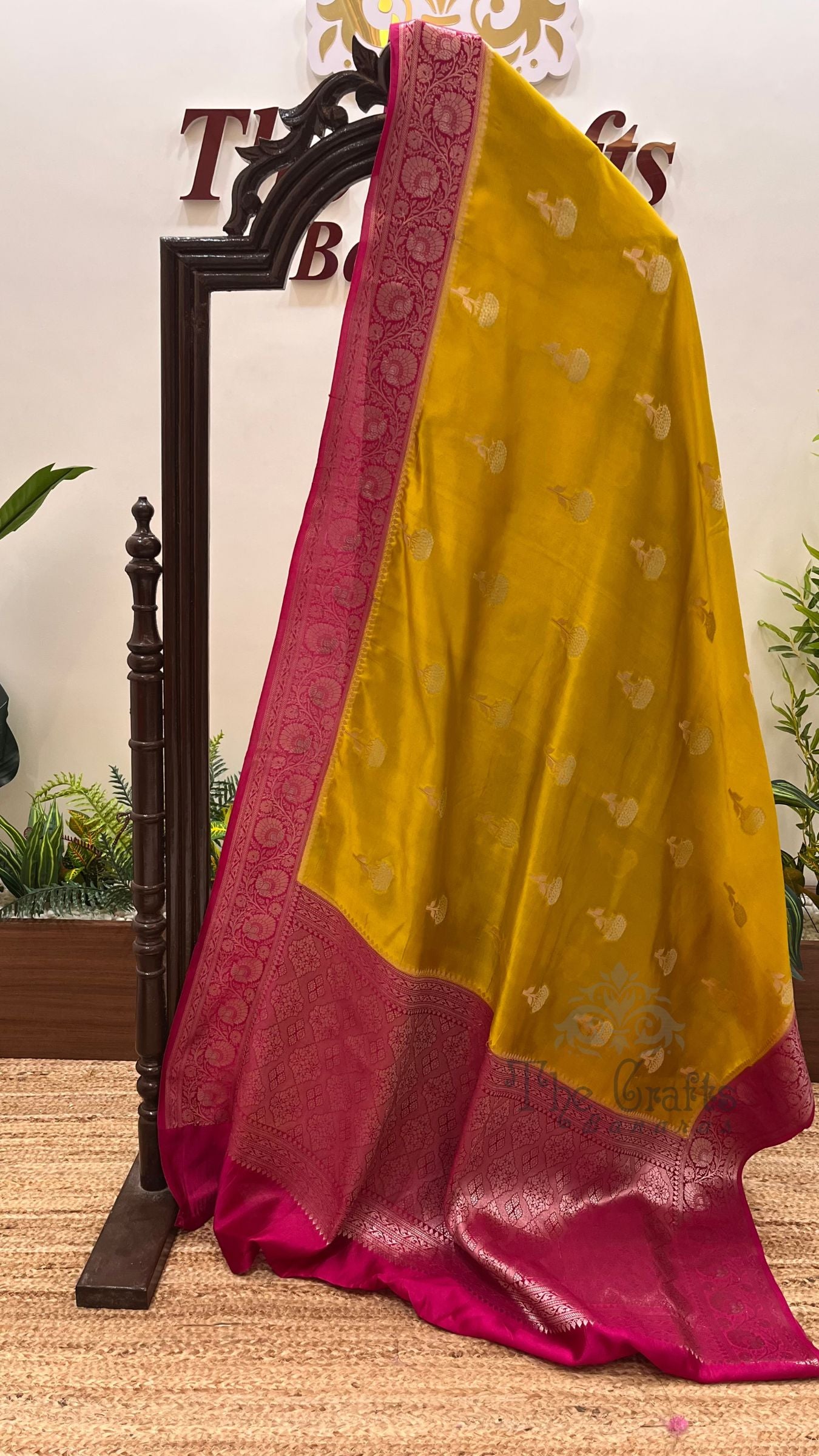 Pure Mango Silk Banarasi Saree