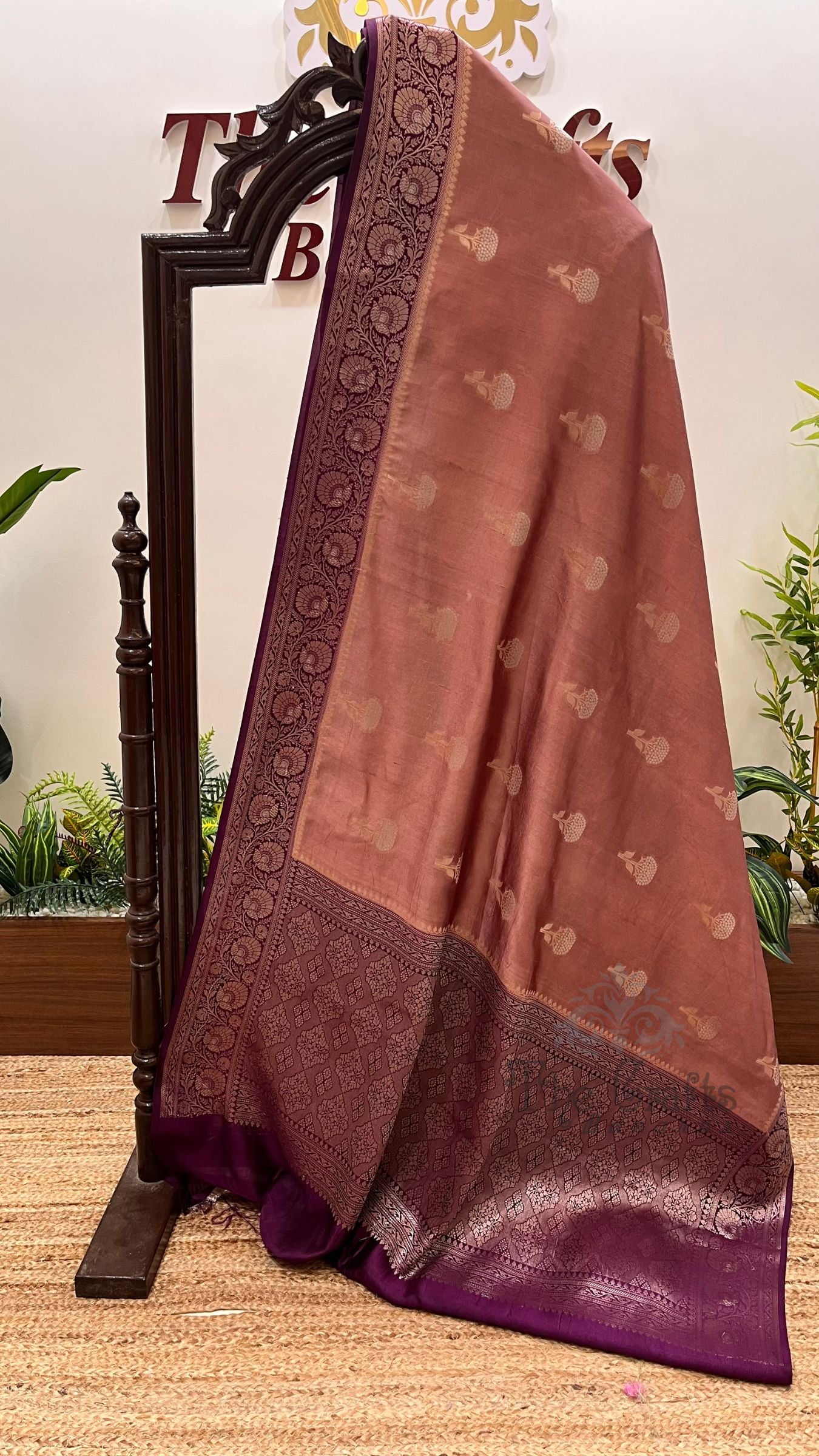 Pure Mango Silk Banarasi Saree