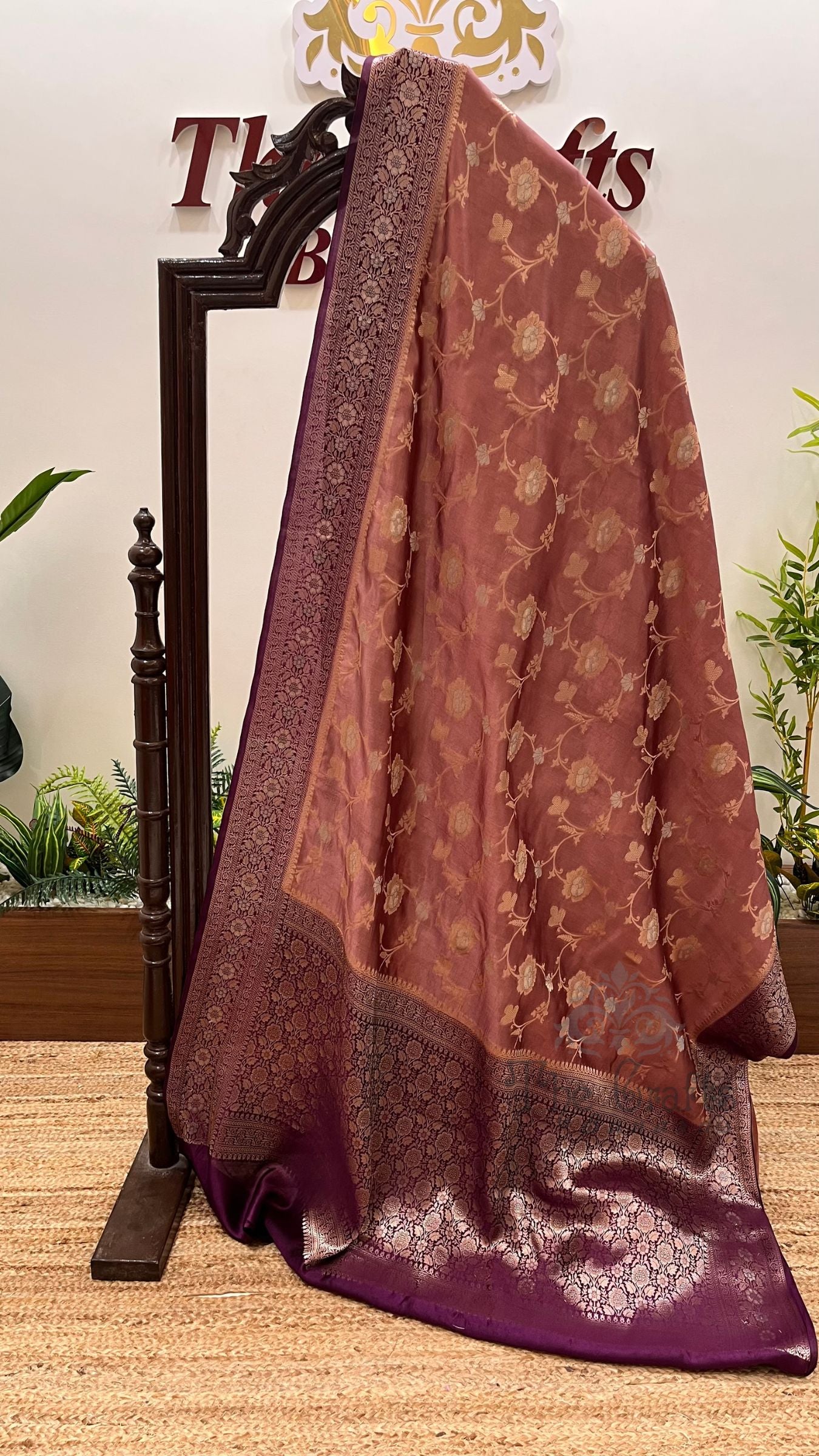 Pure Mango Silk Banarasi Saree