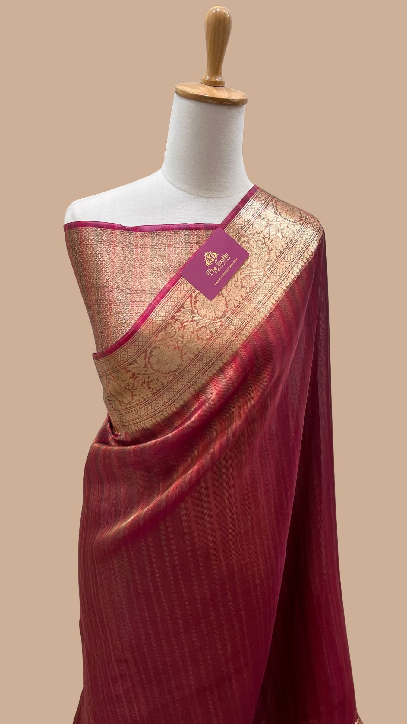 Pure Kora Tissue Silk Banarasi Saree