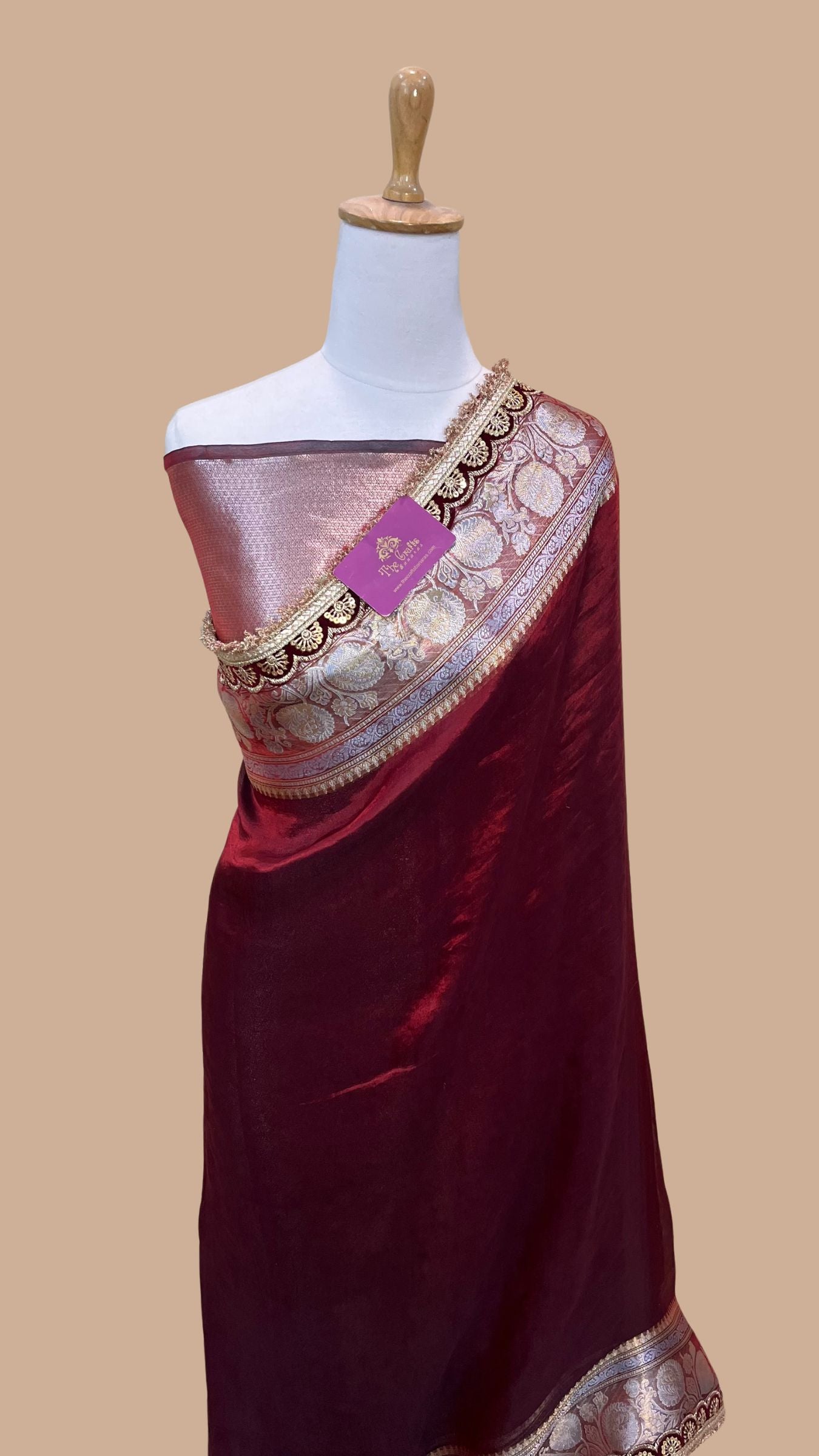 Pure Kora Tissue Silk Banarasi Saree