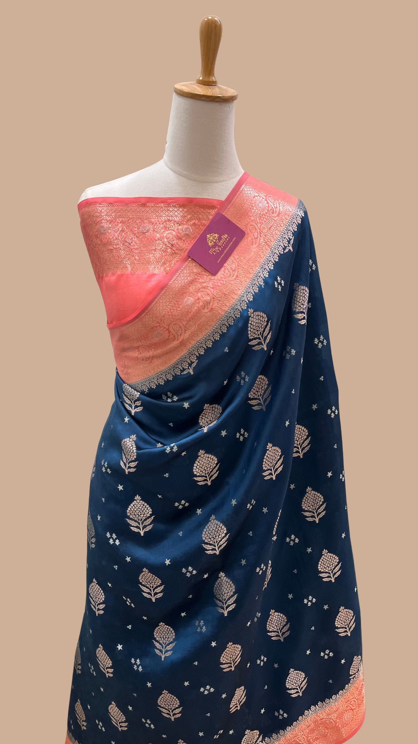 Pure Mango Silk Banarasi Saree