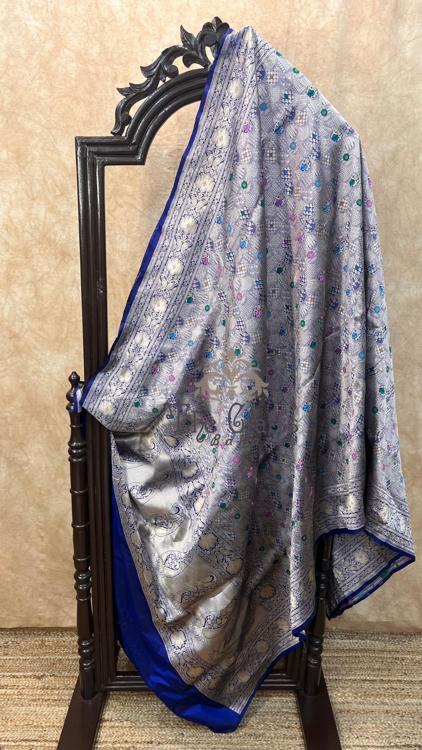 Pure Katan Silk Handloom Banarasi Saree - Tanchui Brocade Meena