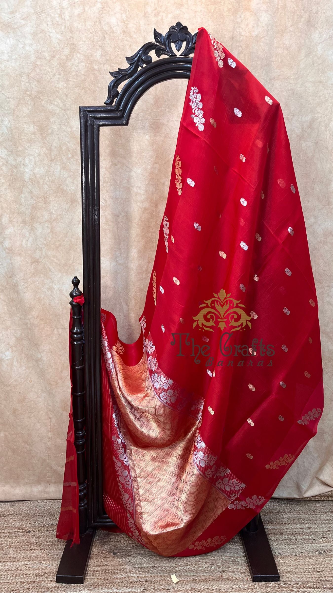 Pure Kora Silk Handloom Banarasi Saree