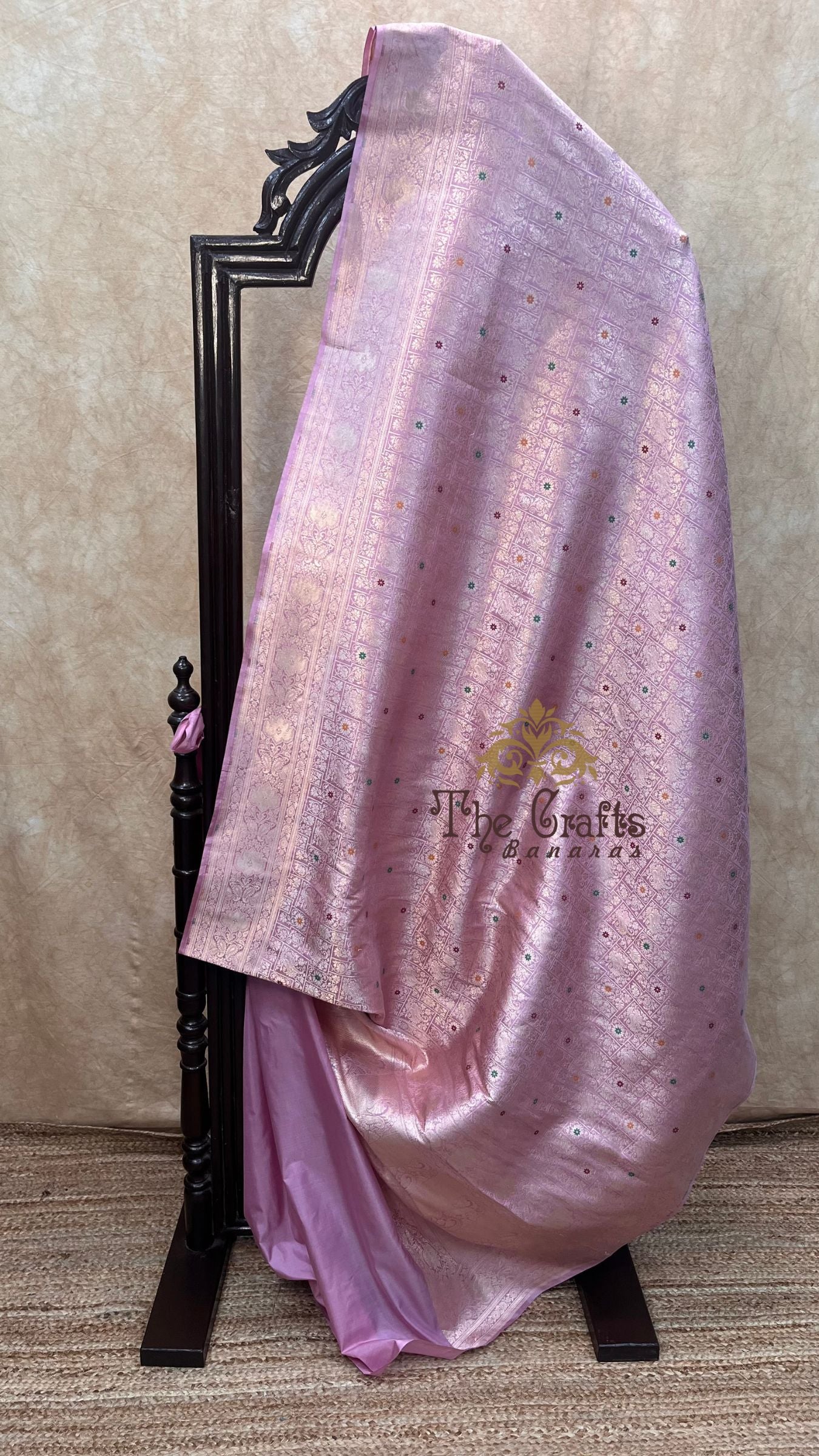 Pure Katan Silk Handloom Banarasi Saree - Tanchui Brocade Meena