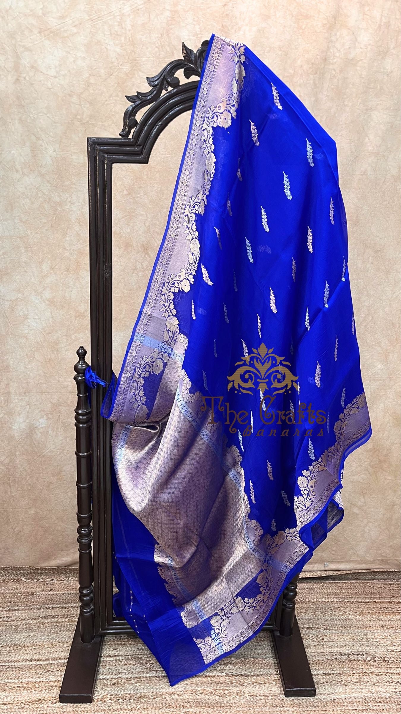 Pure Kora Silk Handloom Banarasi Saree