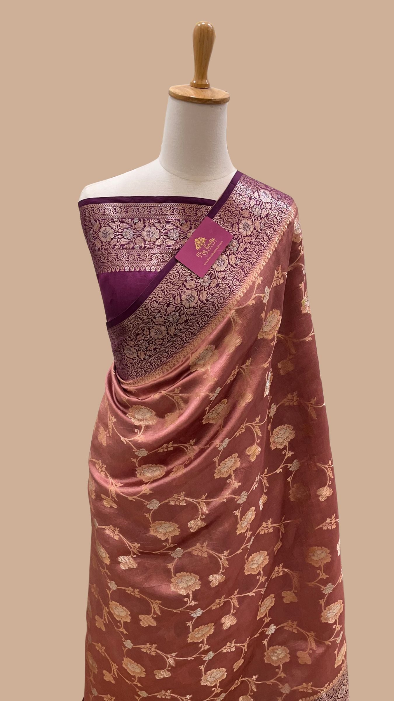 Pure Mango Silk Banarasi Saree