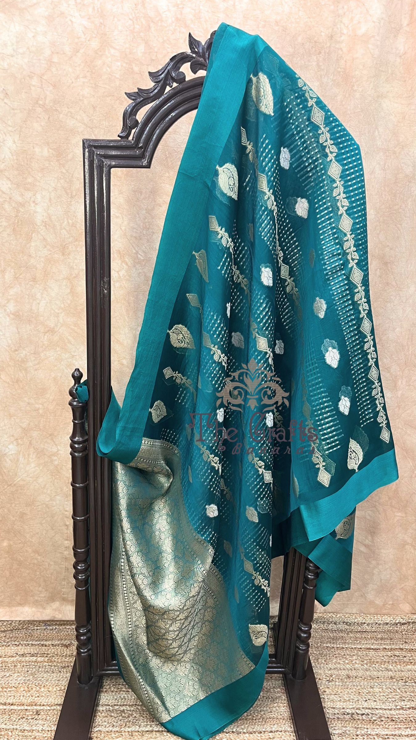 Pure Kora Silk Handloom Banarasi Saree
