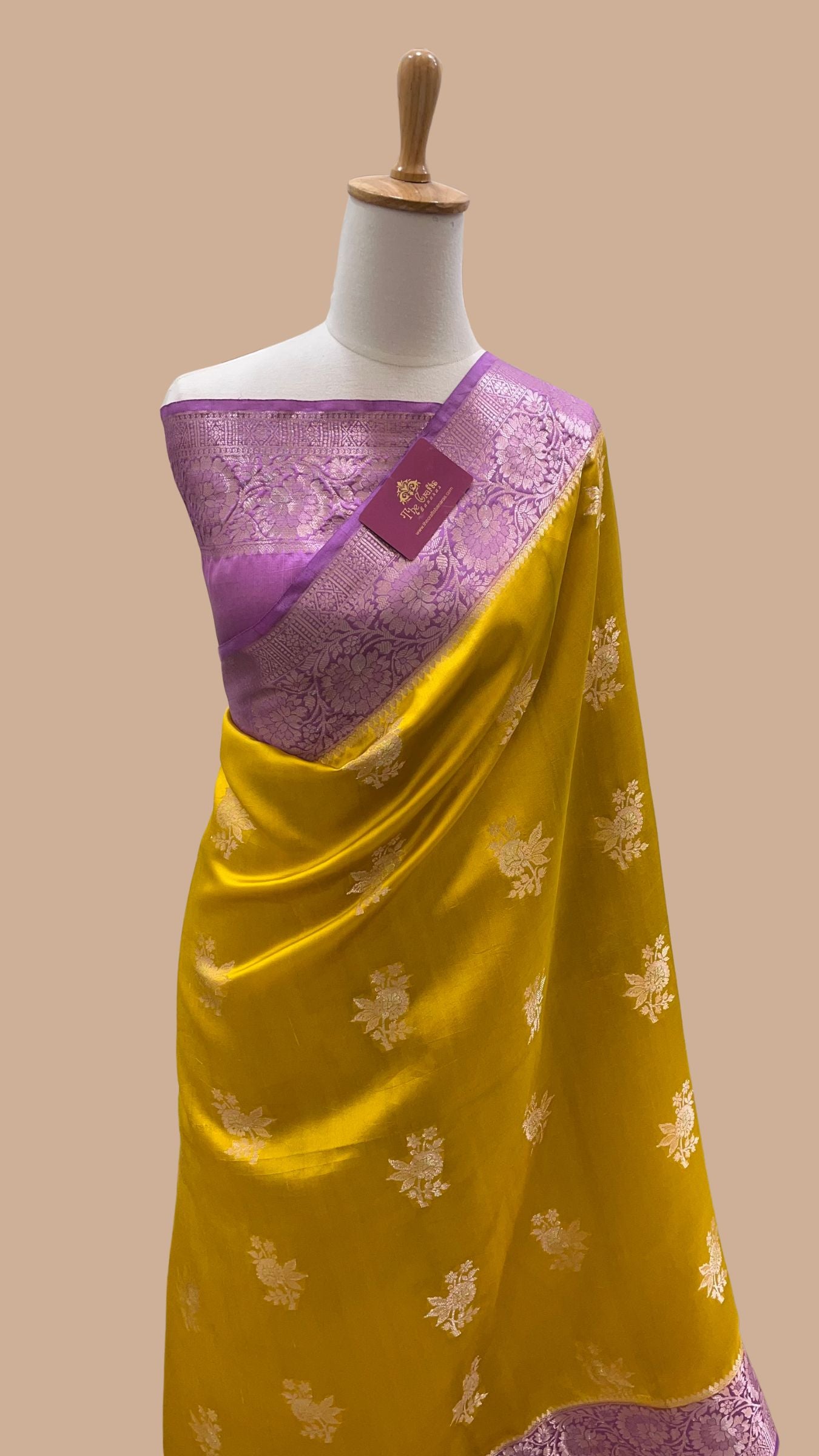 Pure Mango Silk Banarasi Saree
