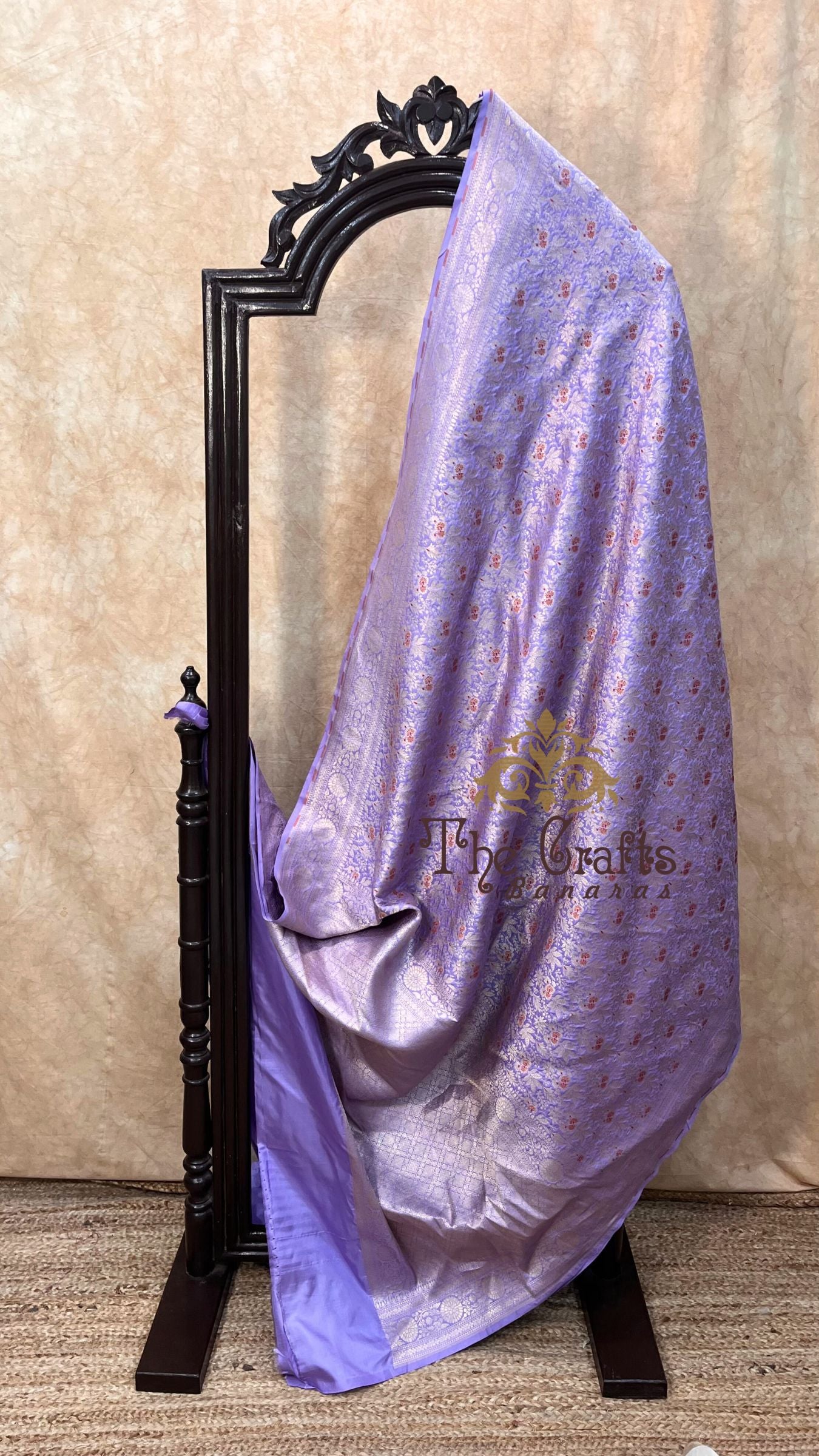 Pure Katan Silk Handloom Banarasi Saree - Tanchui Brocade Meena