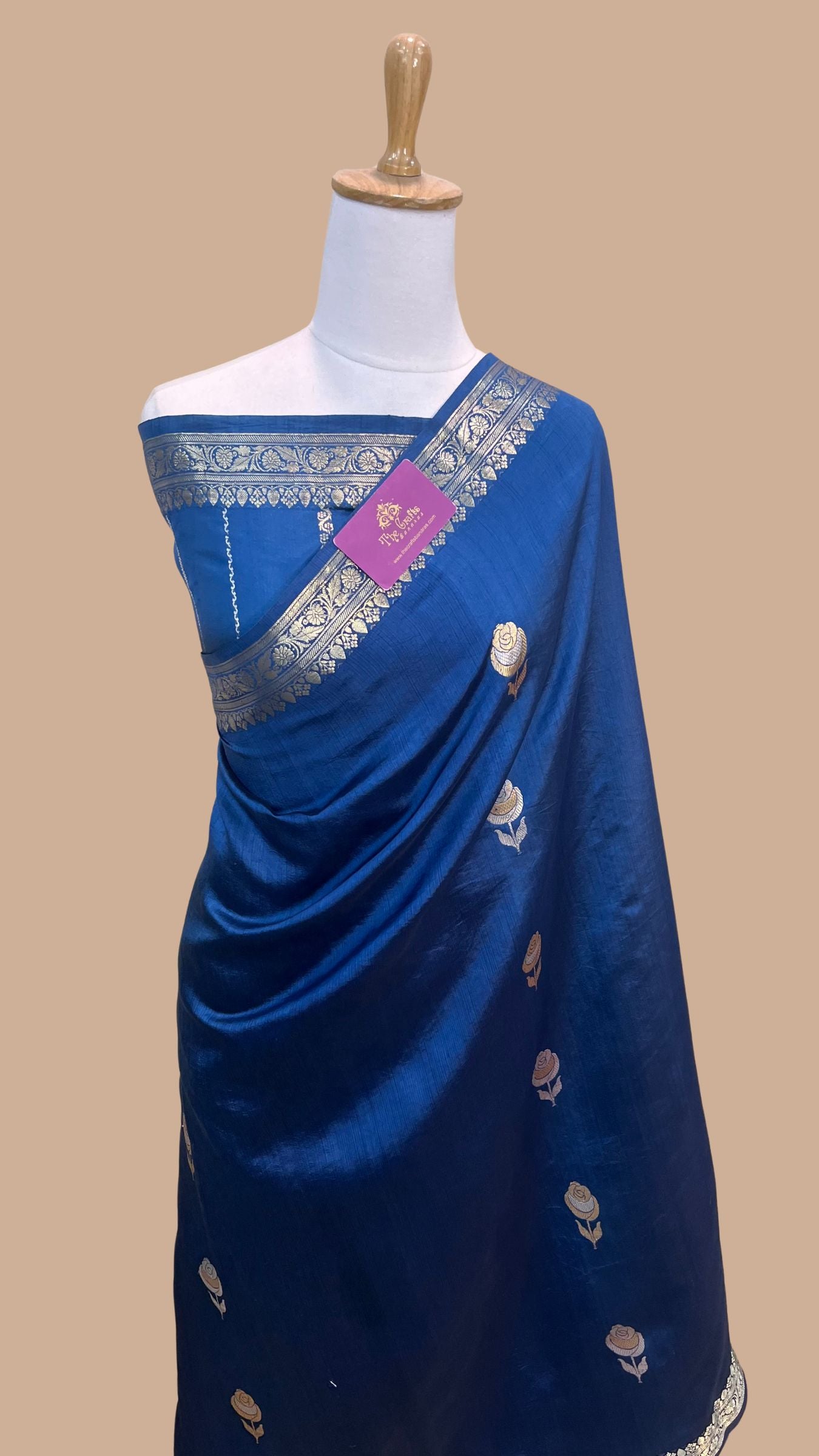 Pure Mango Silk Handloom Banarasi Saree