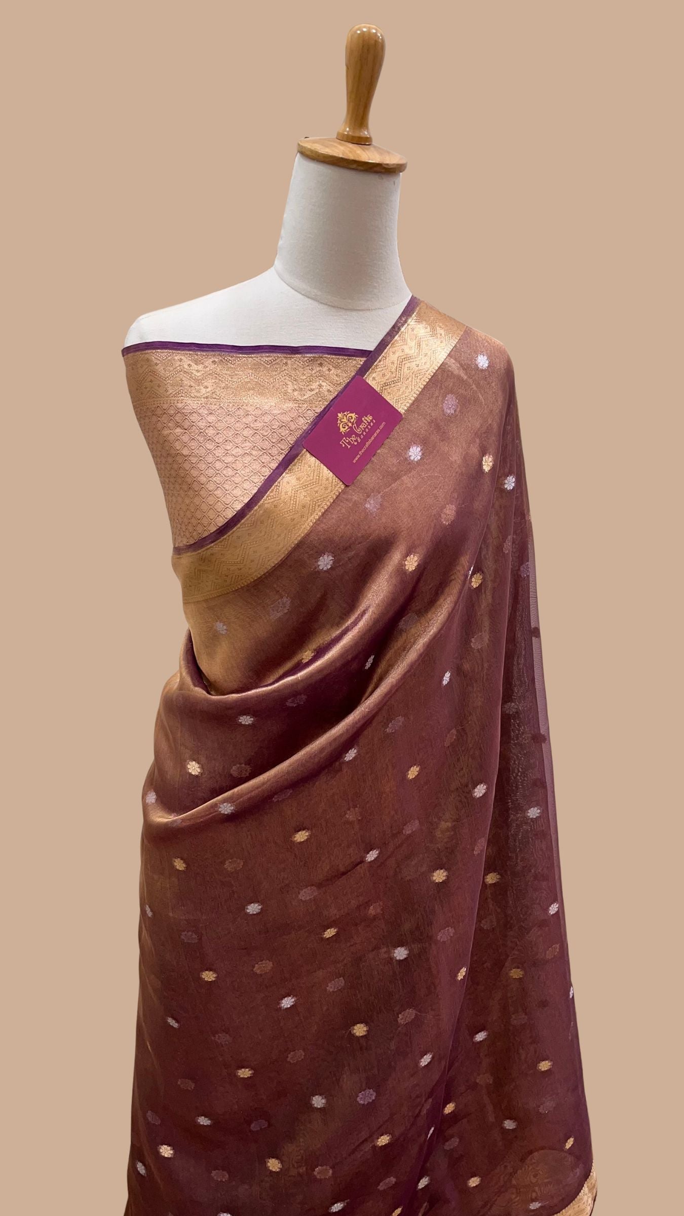 Pure Kora Tissue Silk Banarasi Saree