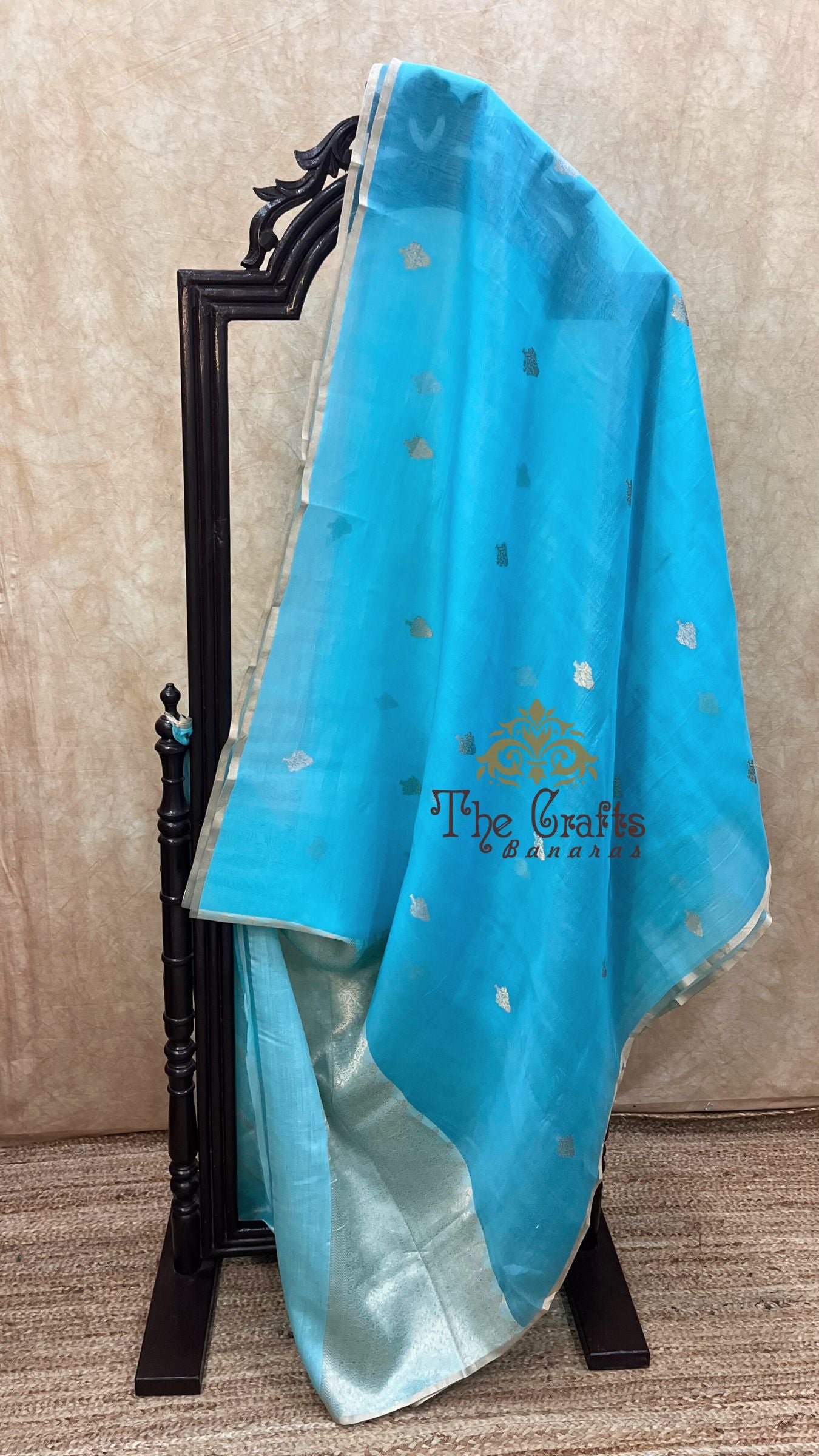 Pure Kora Silk Handloom Banarasi Saree