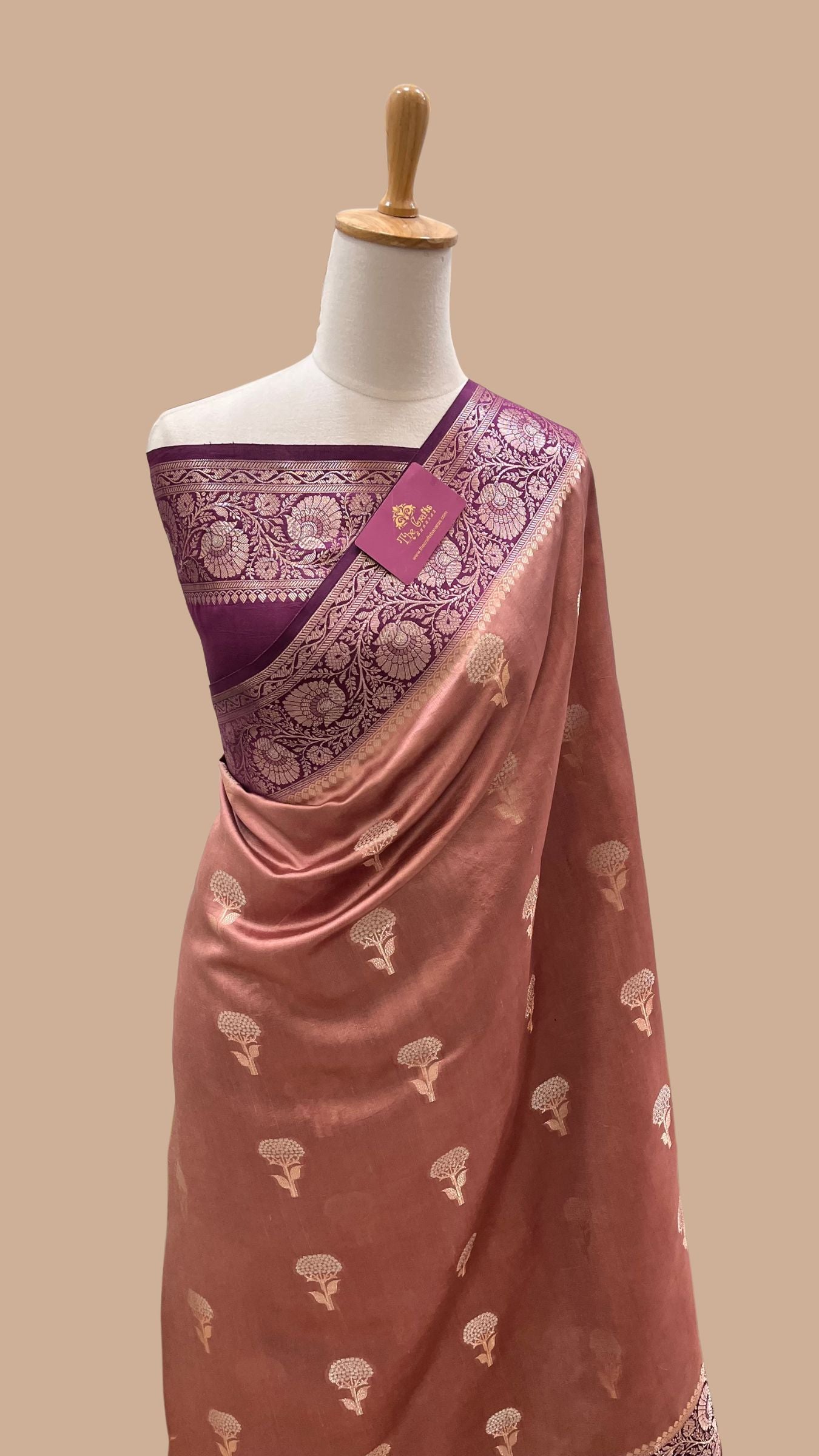 Pure Mango Silk Banarasi Saree