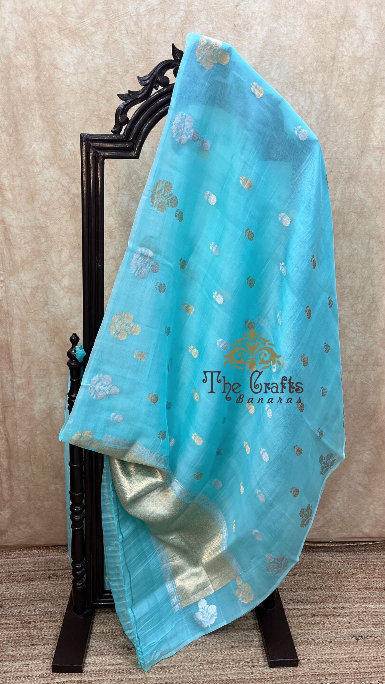 Pure Kora Silk Handloom Banarasi Saree