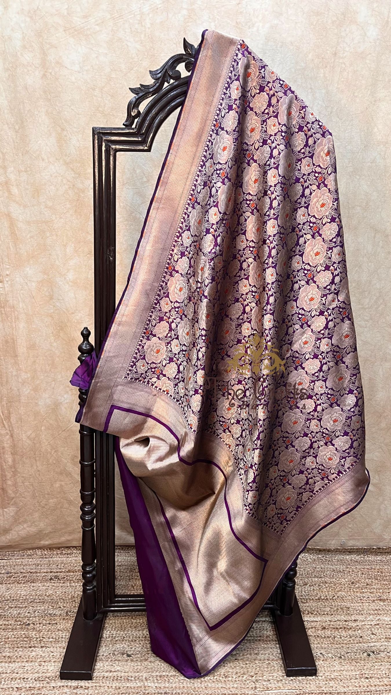 Pure Katan Silk Handloom Banarasi Saree - Tanchui Brocade Meena