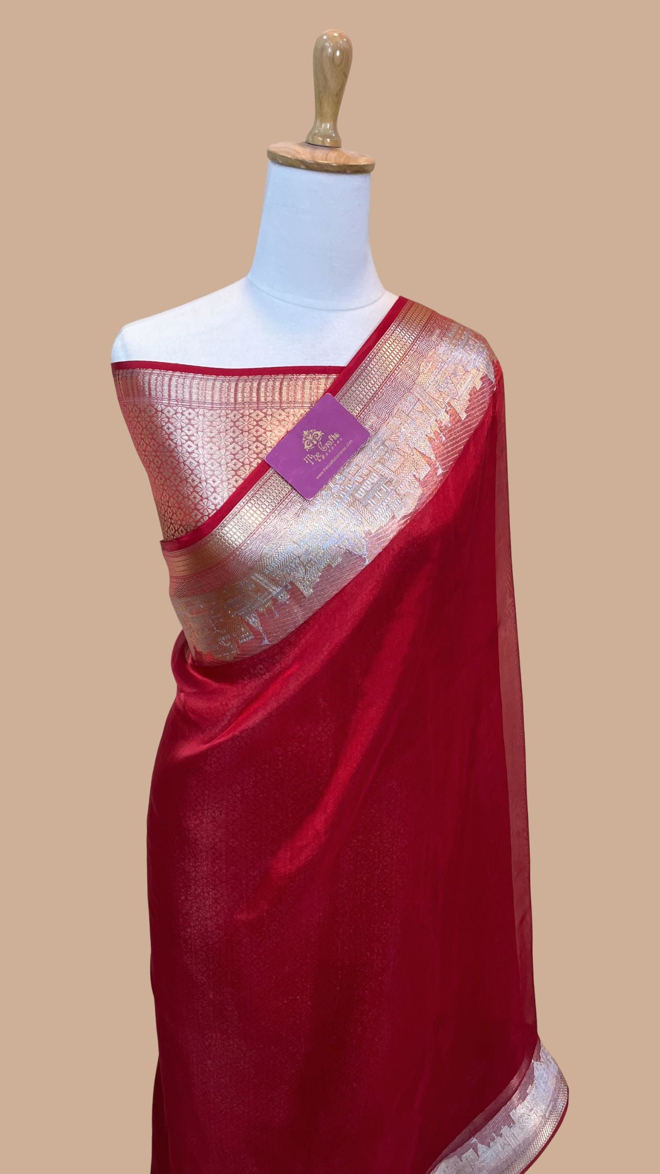 Pure Kora Tissue Silk Banarasi Saree