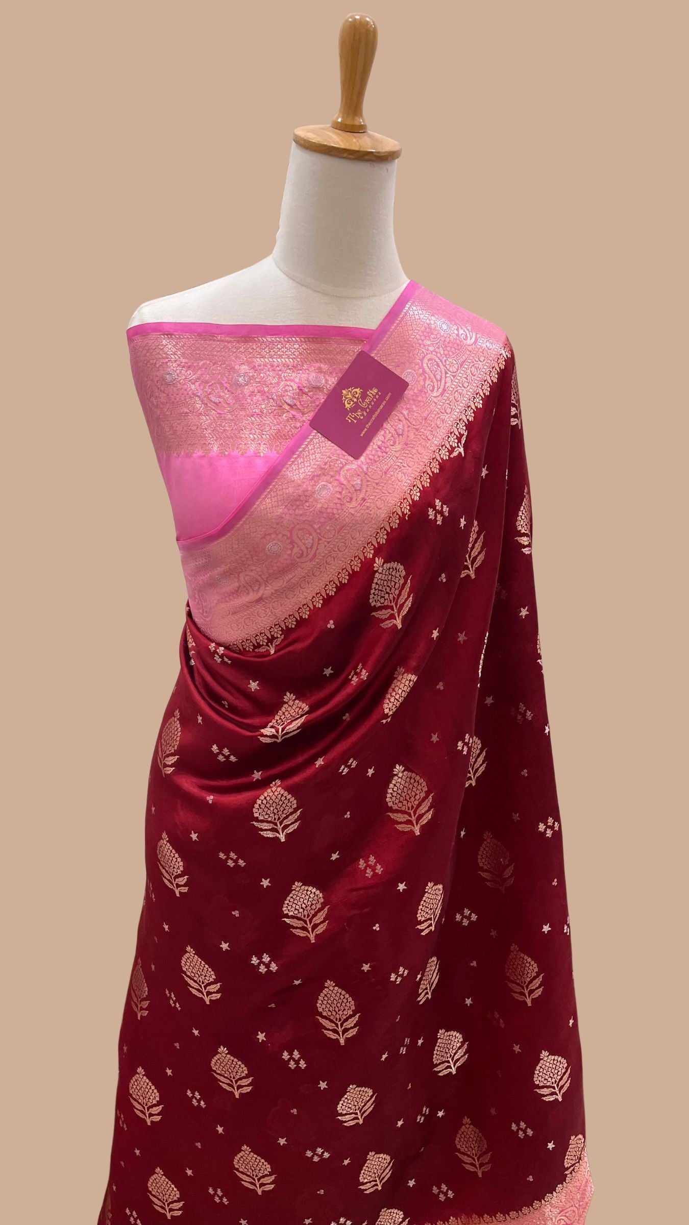 Pure Mango Silk Banarasi Saree