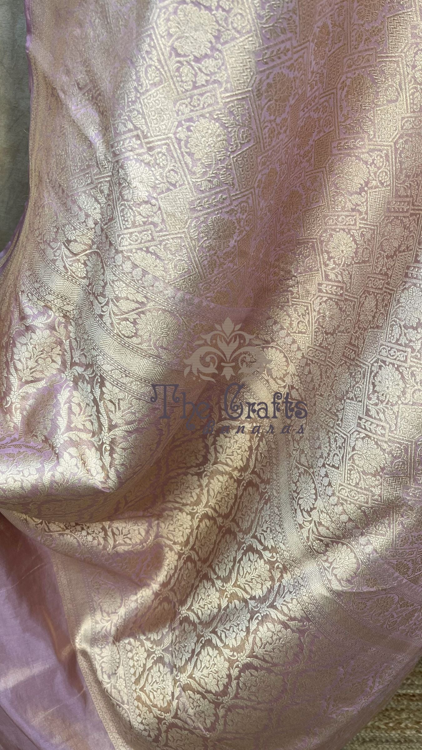 Pure Katan Silk Handloom Banarasi Saree - Tanchui Brocade