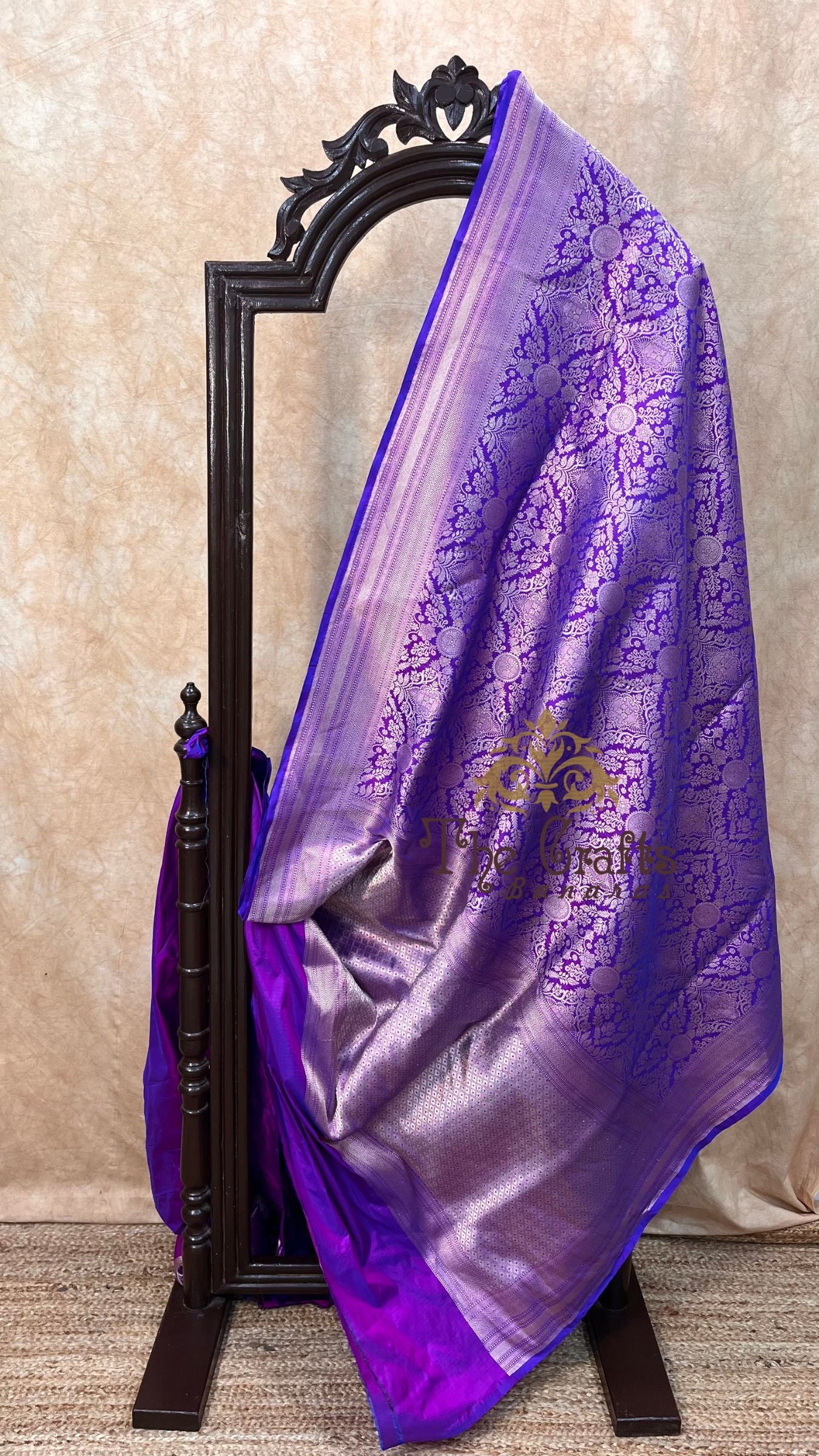 Pure Katan Silk Handloom Banarasi Saree - Tanchui Brocade