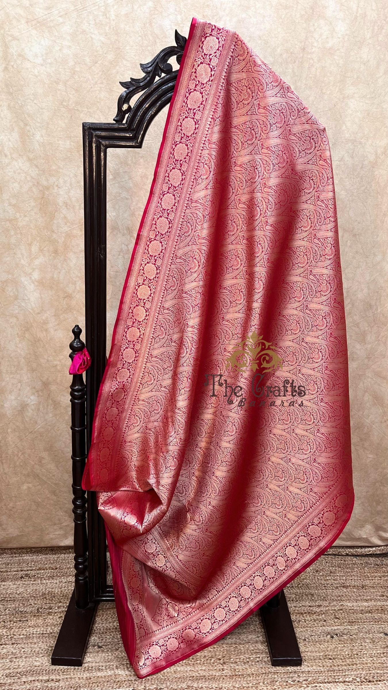 Pure Katan Silk Handloom Banarasi Saree - Tanchui Brocade