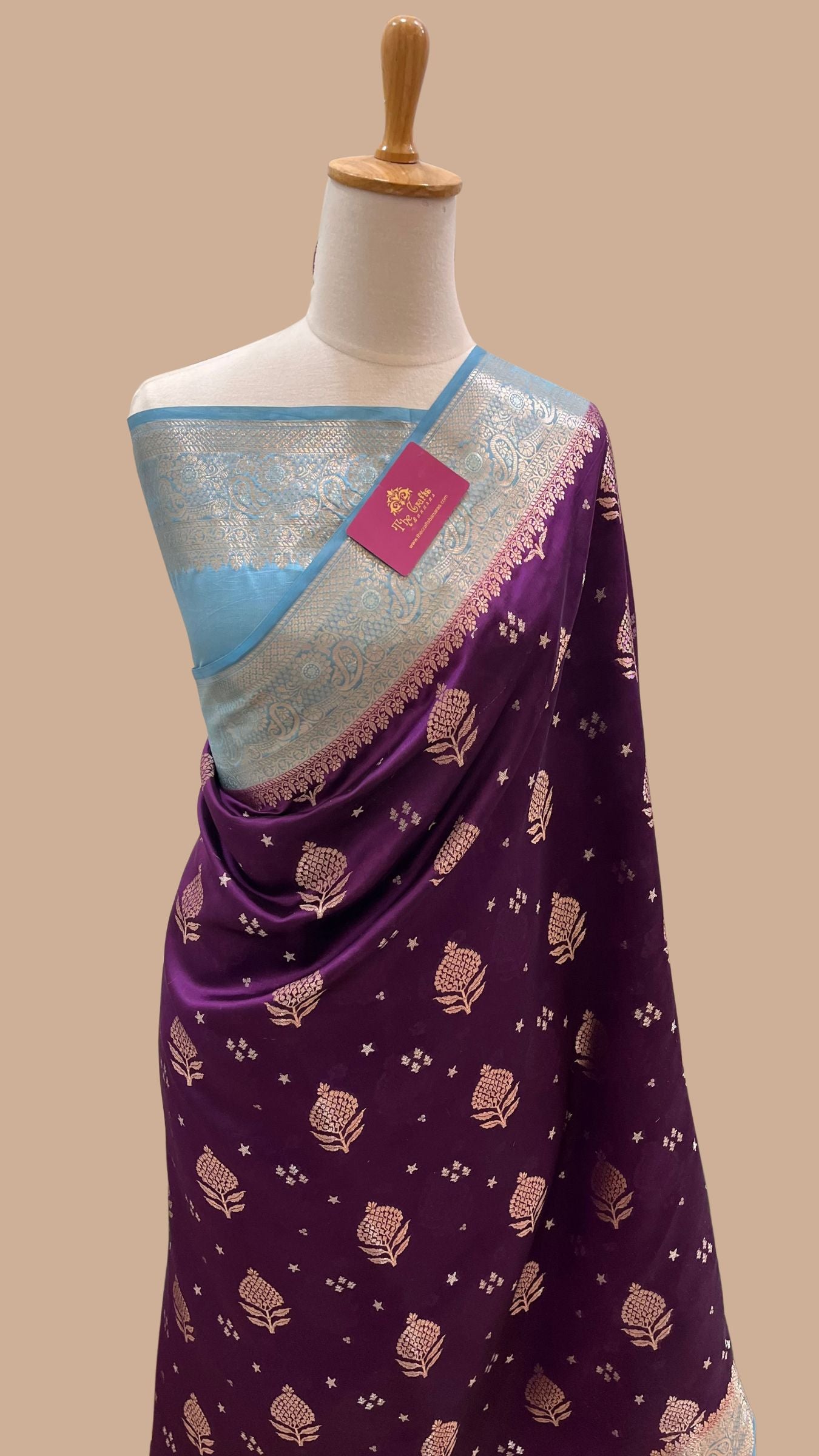 Pure Mango Silk Banarasi Saree