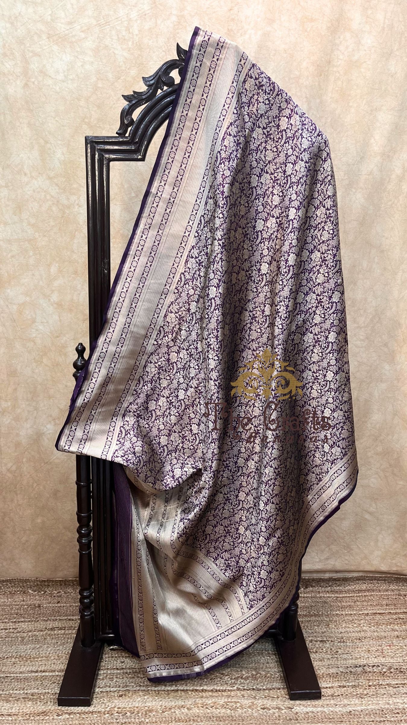 Pure Katan Silk Handloom Banarasi Saree - Tanchui Brocade