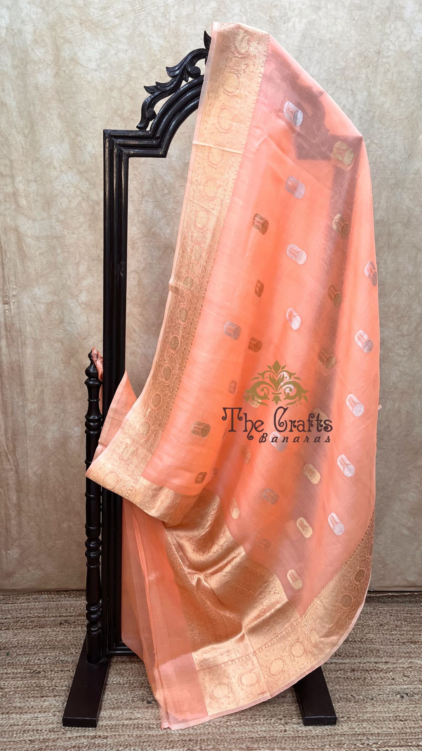 Pure Kora Silk Handloom Banarasi Saree