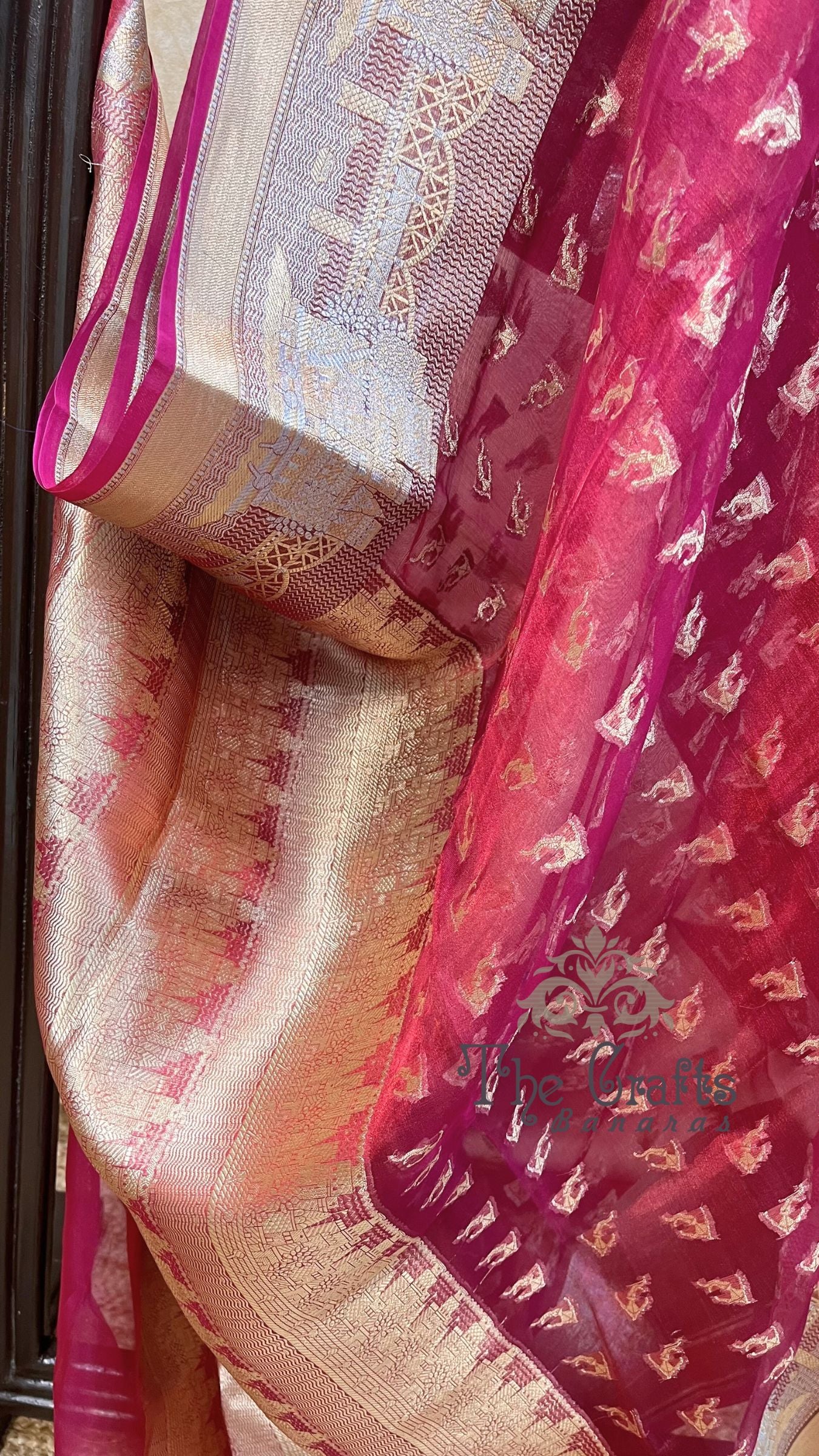 Pure Kora Tissue Silk Banarasi Saree