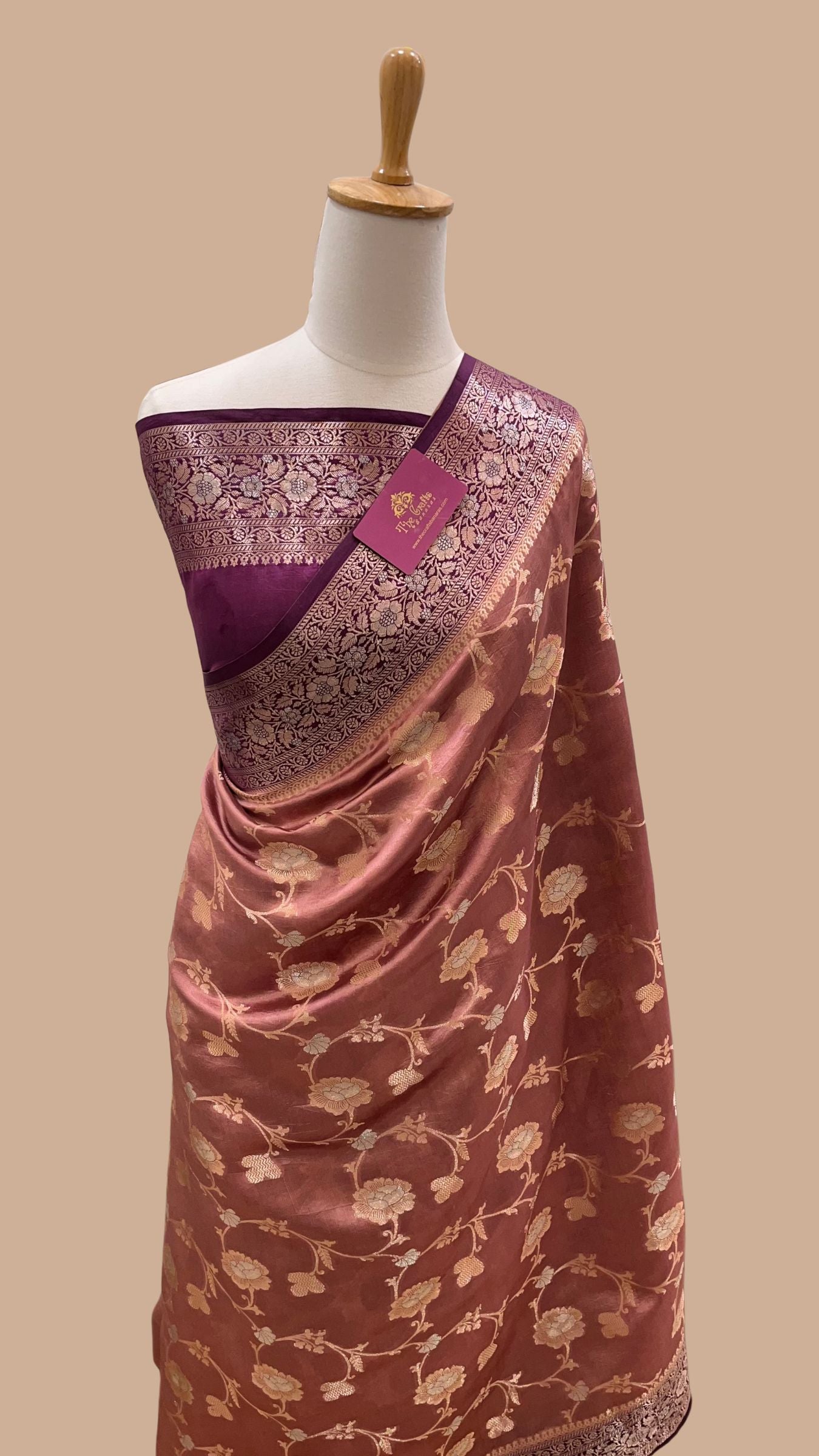 Pure Mango Silk Banarasi Saree