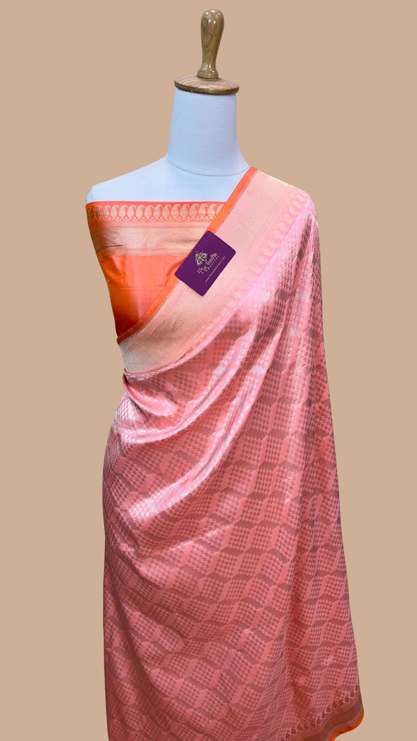 Pure Katan Silk Handloom Banarasi Saree - Kadhua Tanchui Brocade