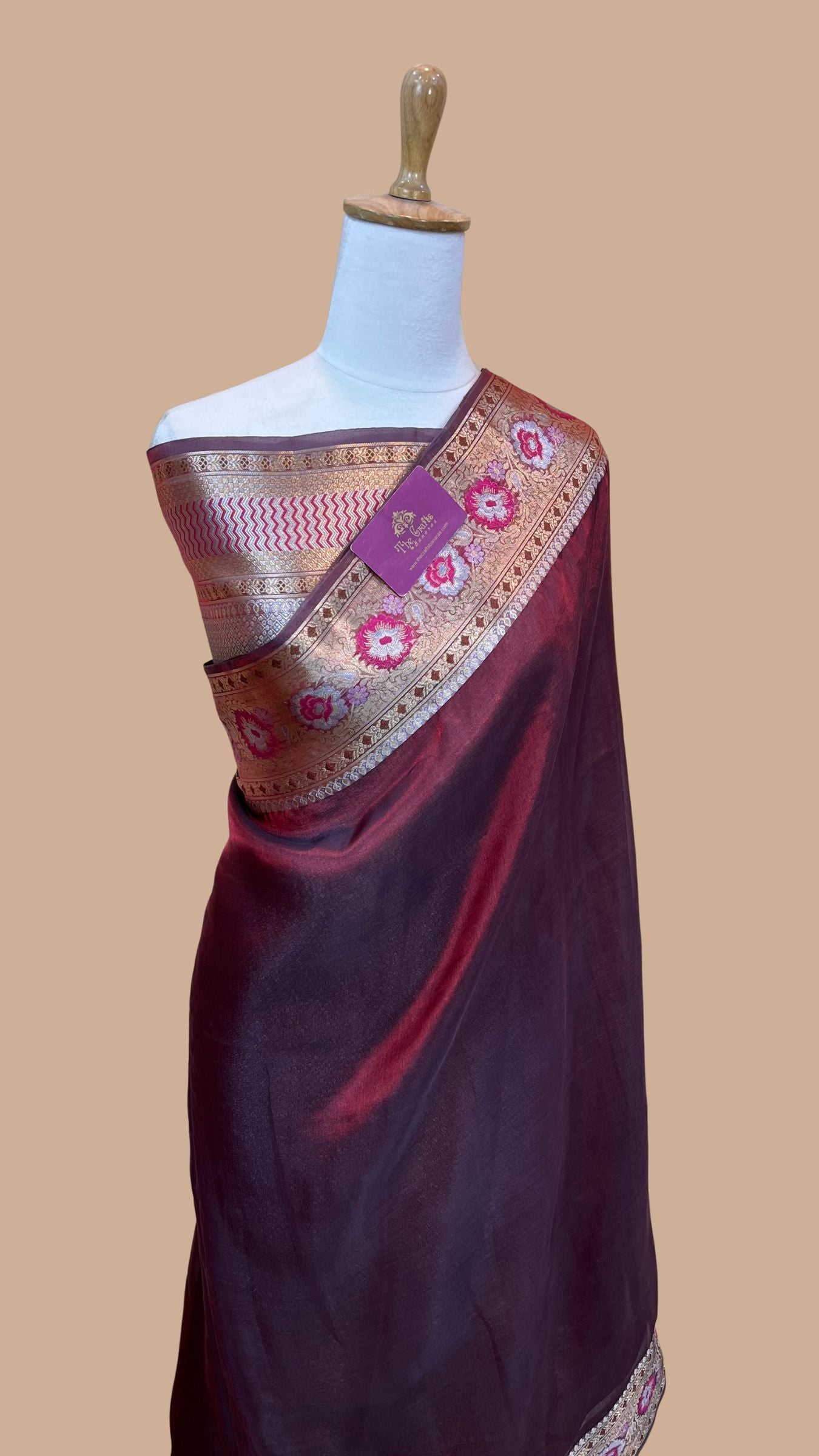 Pure Kora Tissue Silk Banarasi Saree
