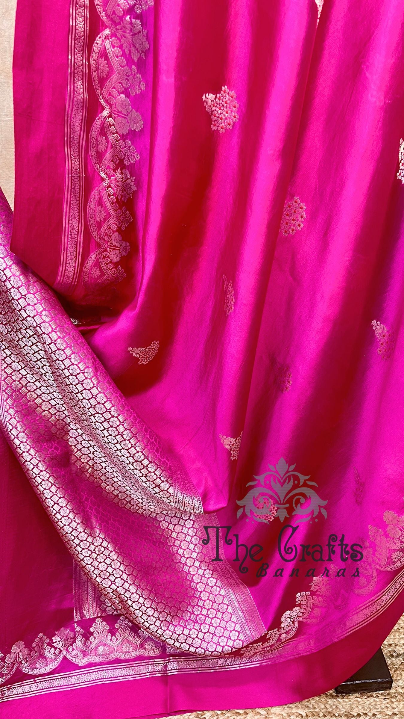 Pure Mango Silk Handloom Banarasi Saree