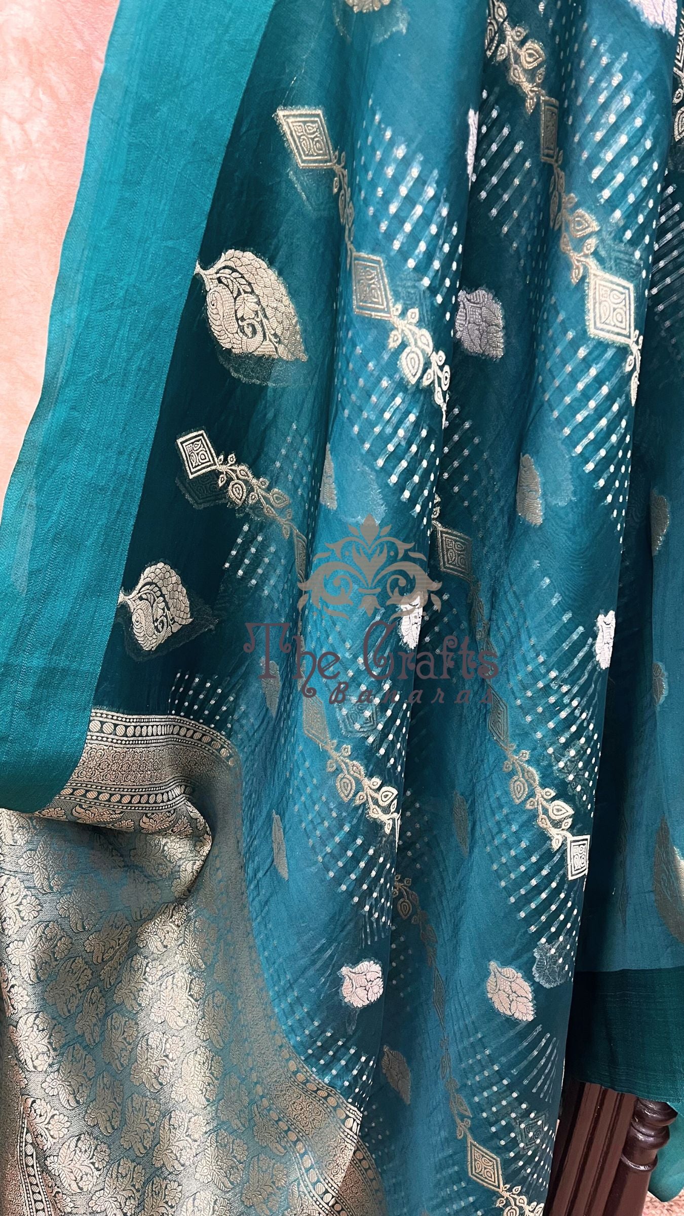 Pure Kora Silk Handloom Banarasi Saree