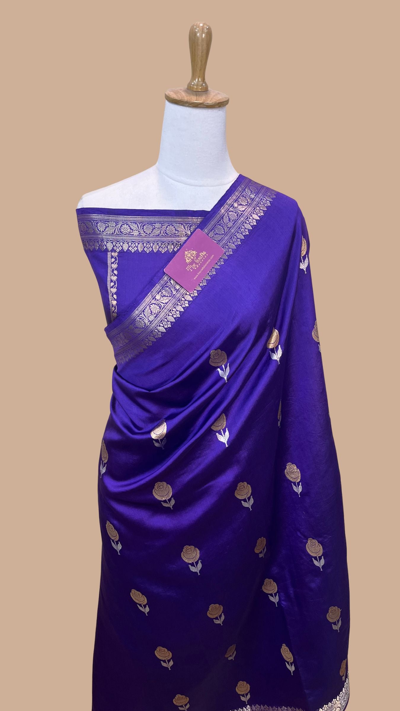 Pure Mango Silk Handloom Banarasi Saree