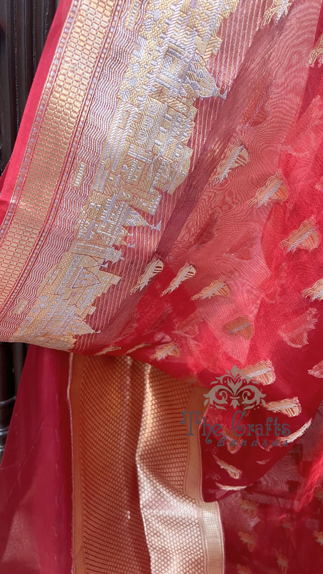 Pure Kora Tissue Silk Banarasi Saree
