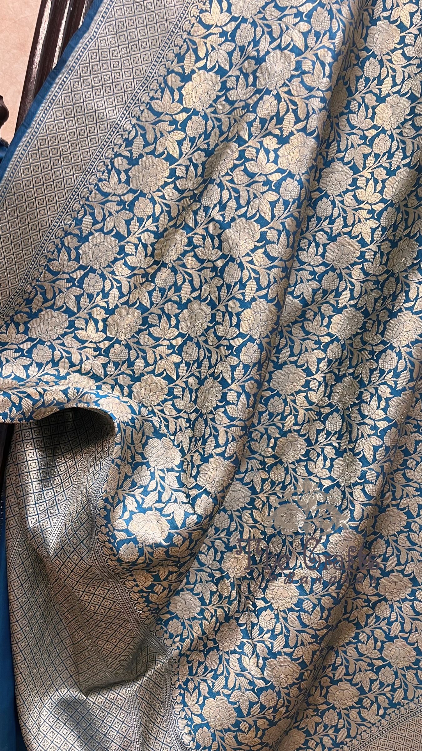 Pure Katan Silk Handloom Banarasi Saree - Tanchui Brocade