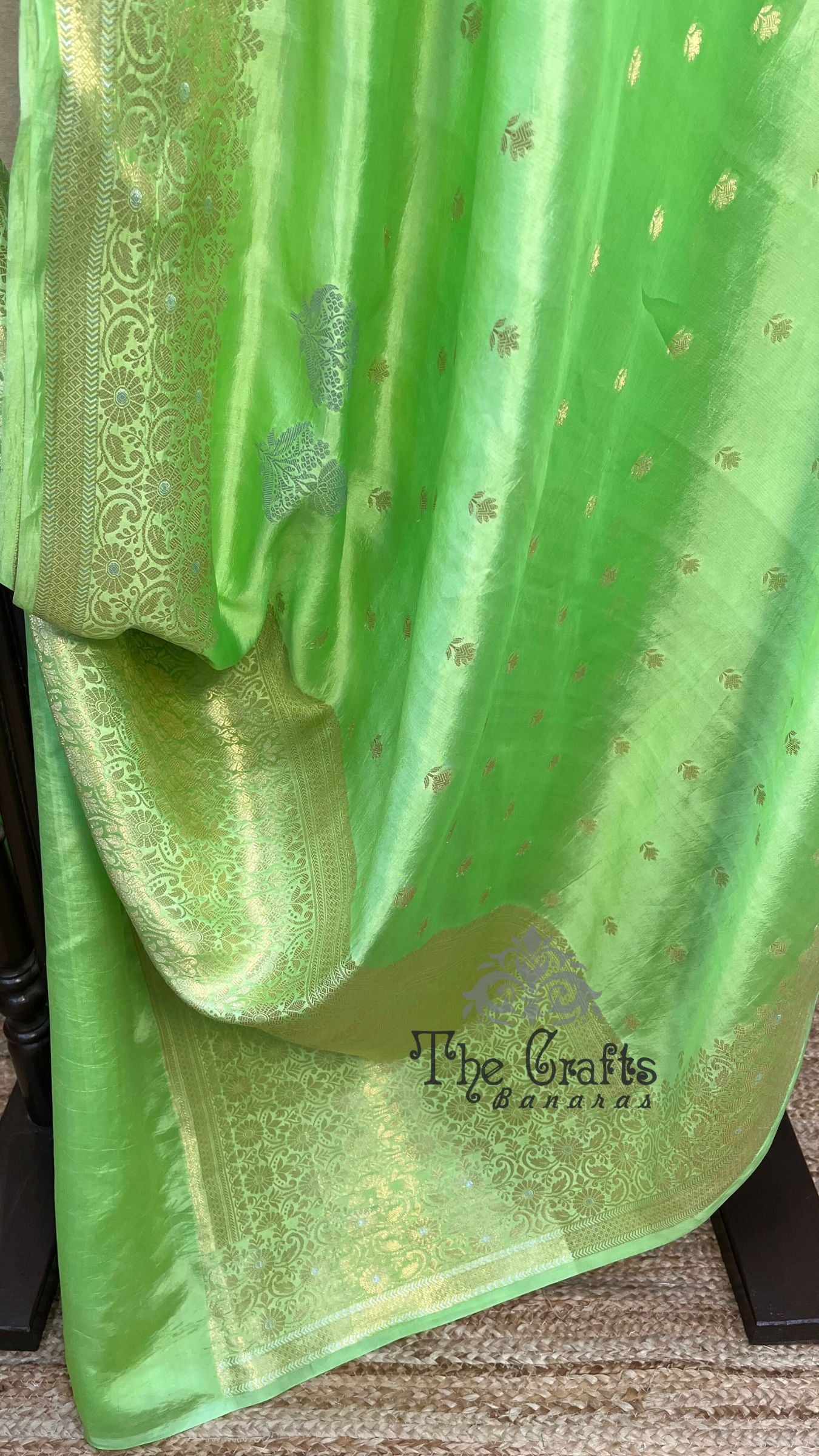 Pure Mango Silk Handloom Banarasi Saree