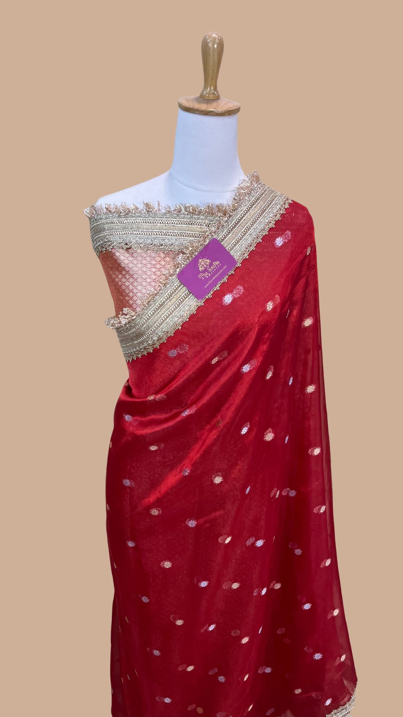 Pure Kora Tissue Silk Banarasi Saree